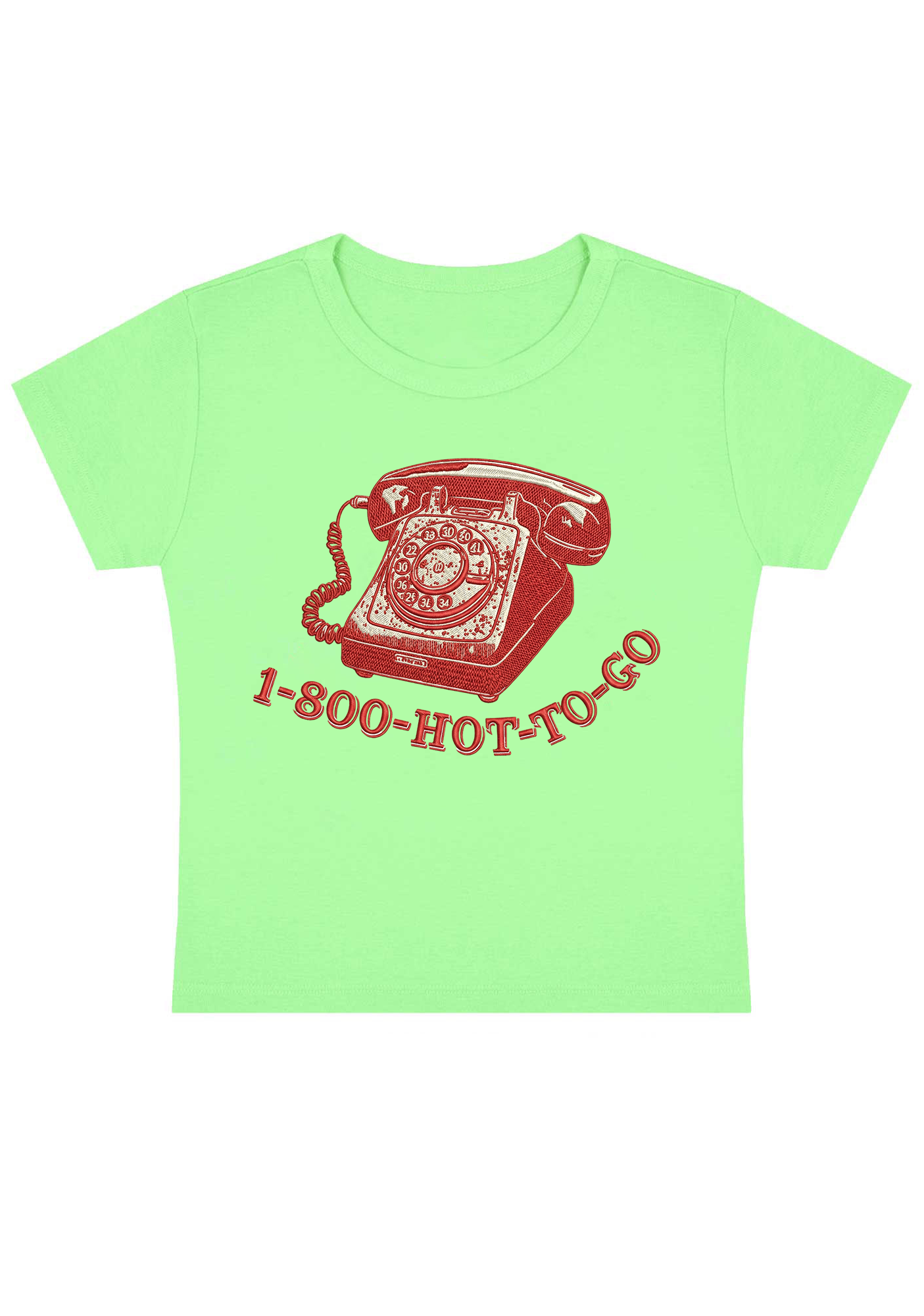 1-800-HOT-TO-GO Y2k Baby Tee