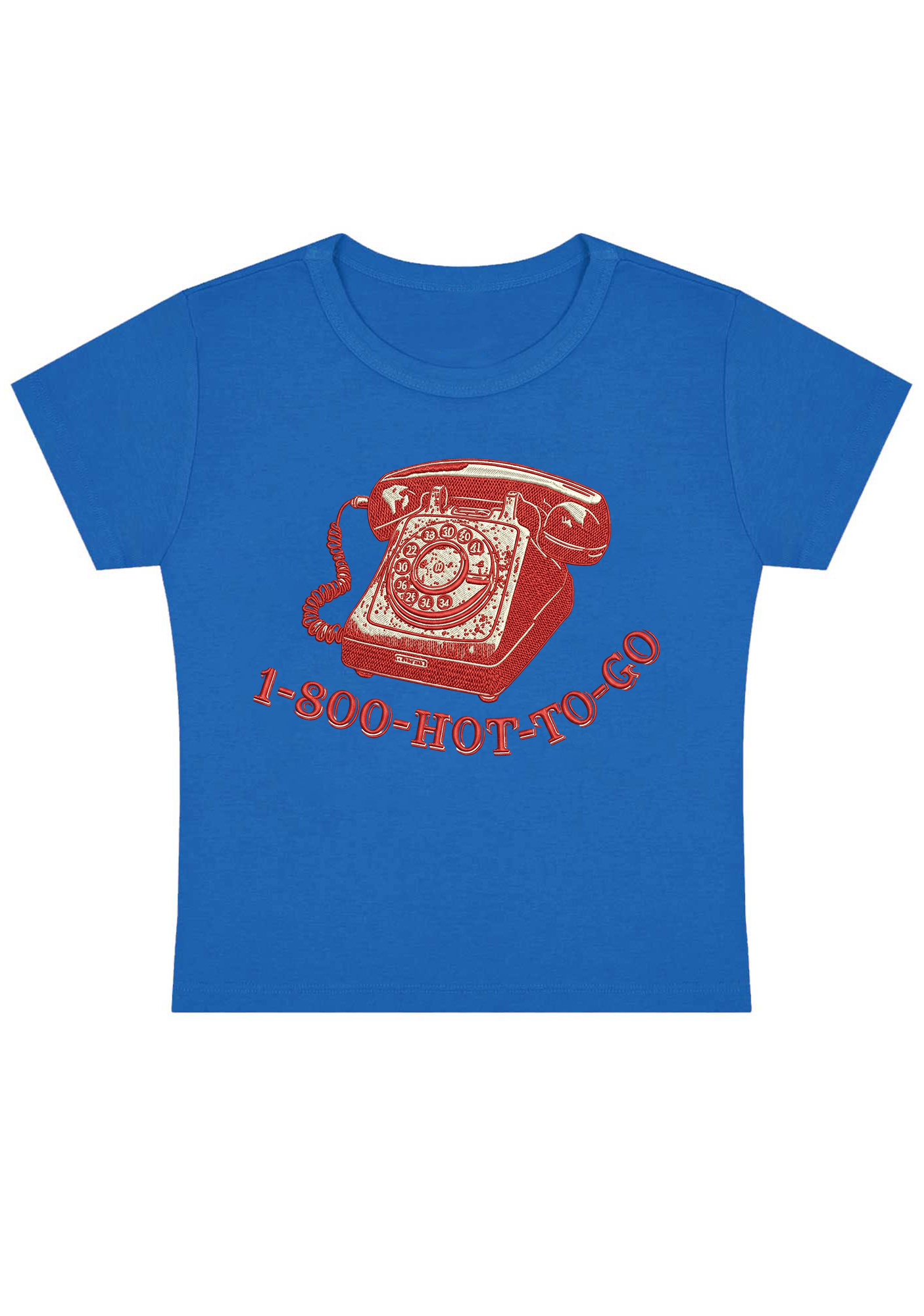 1-800-HOT-TO-GO Y2k Baby Tee