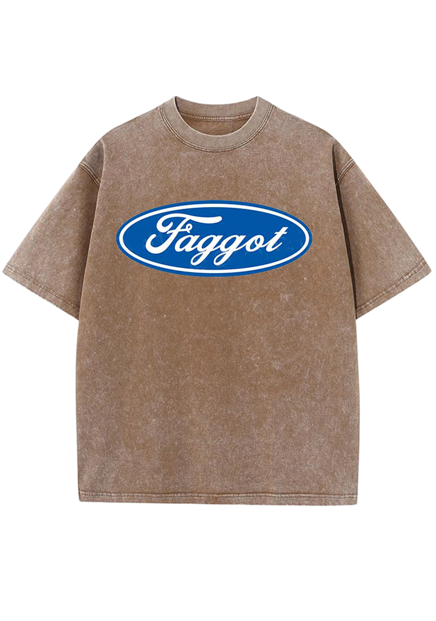 Oval Faggot Y2K Washed Tee