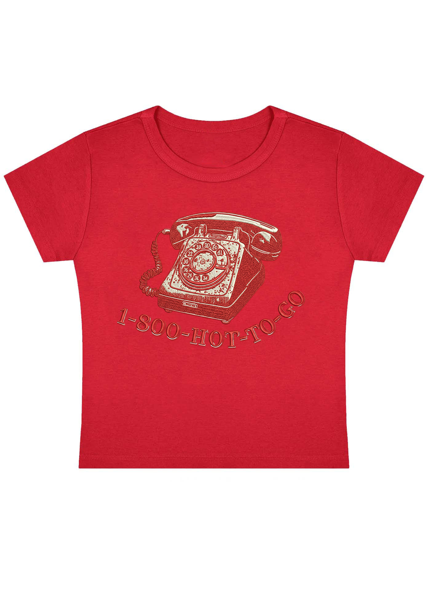 1-800-HOT-TO-GO Y2k Baby Tee