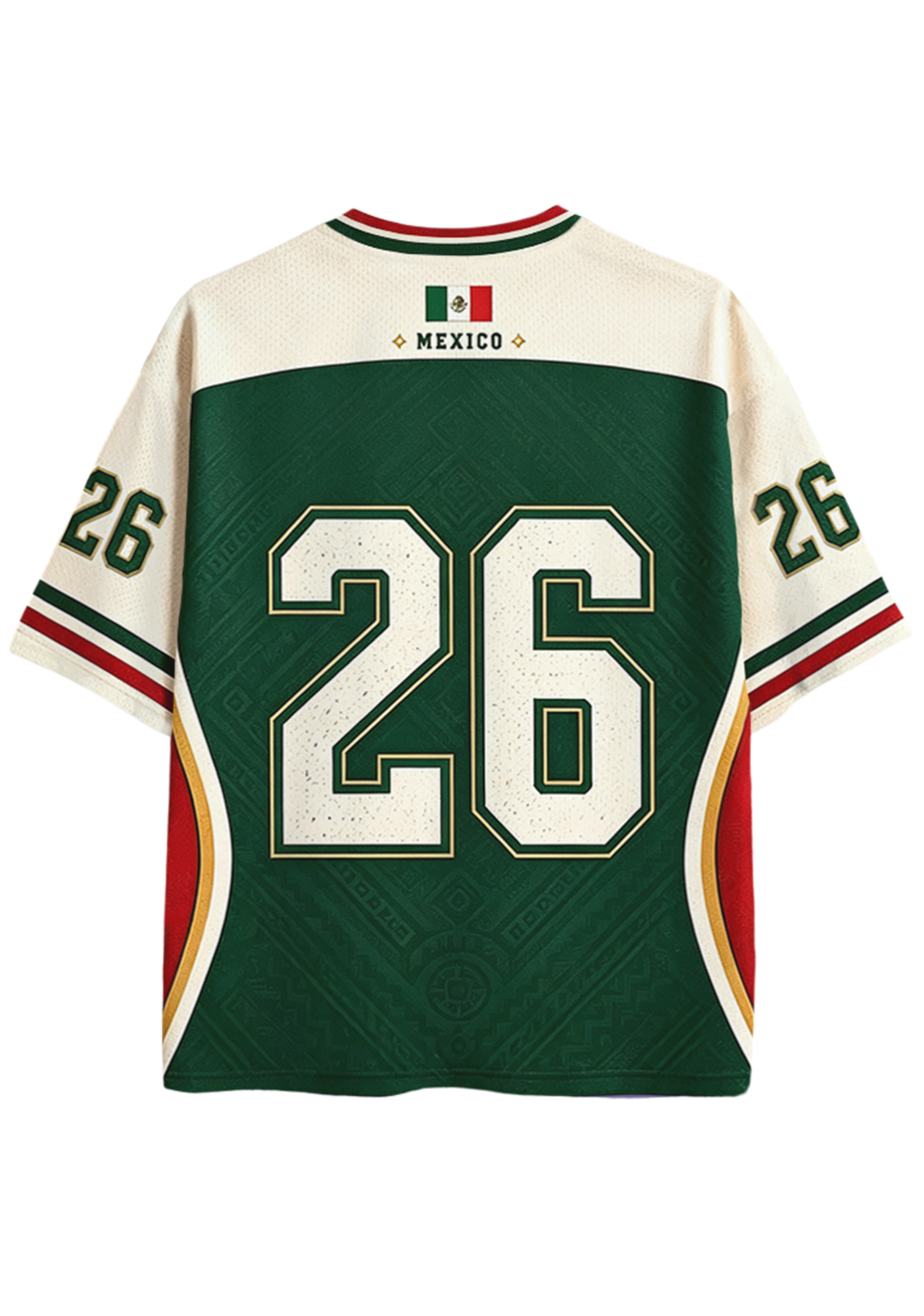 Mexico Aztec Match 26 National Mesh Jersey Shirts