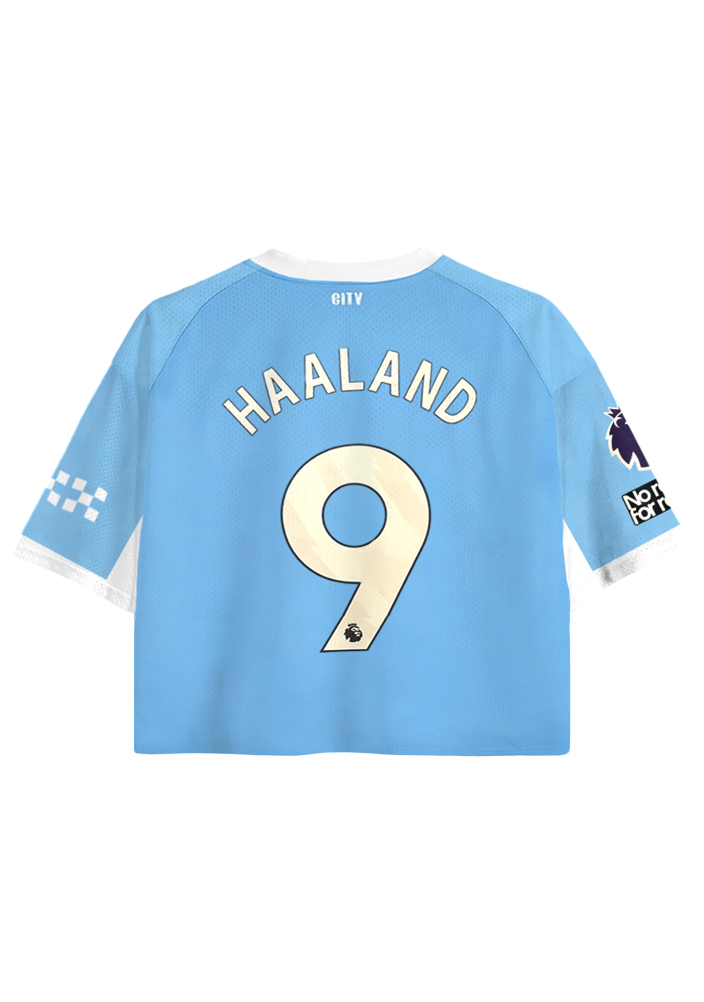 Manchester City Gradient Cropped Jersey Shirt