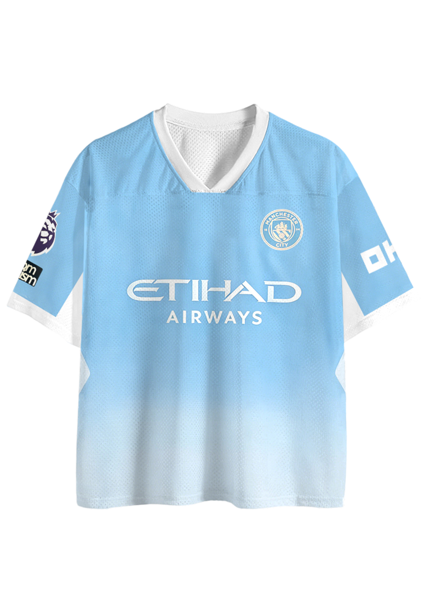 Manchester City Gradient Mesh Jersey Shirts