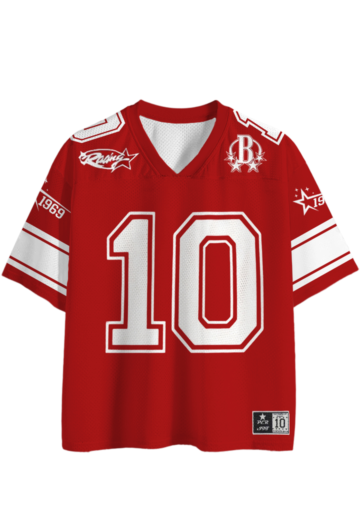 Red Racing 10 Vintage Mesh Jersey Shirts