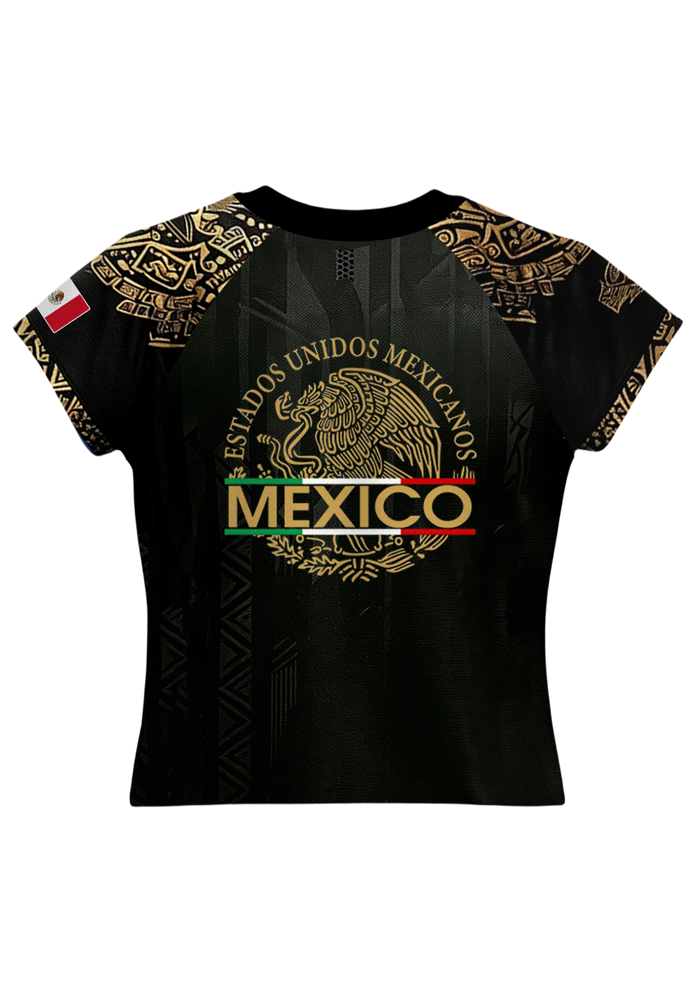 Mexico Eagle Snake Aztec Graphic Number 10 Baby Tee