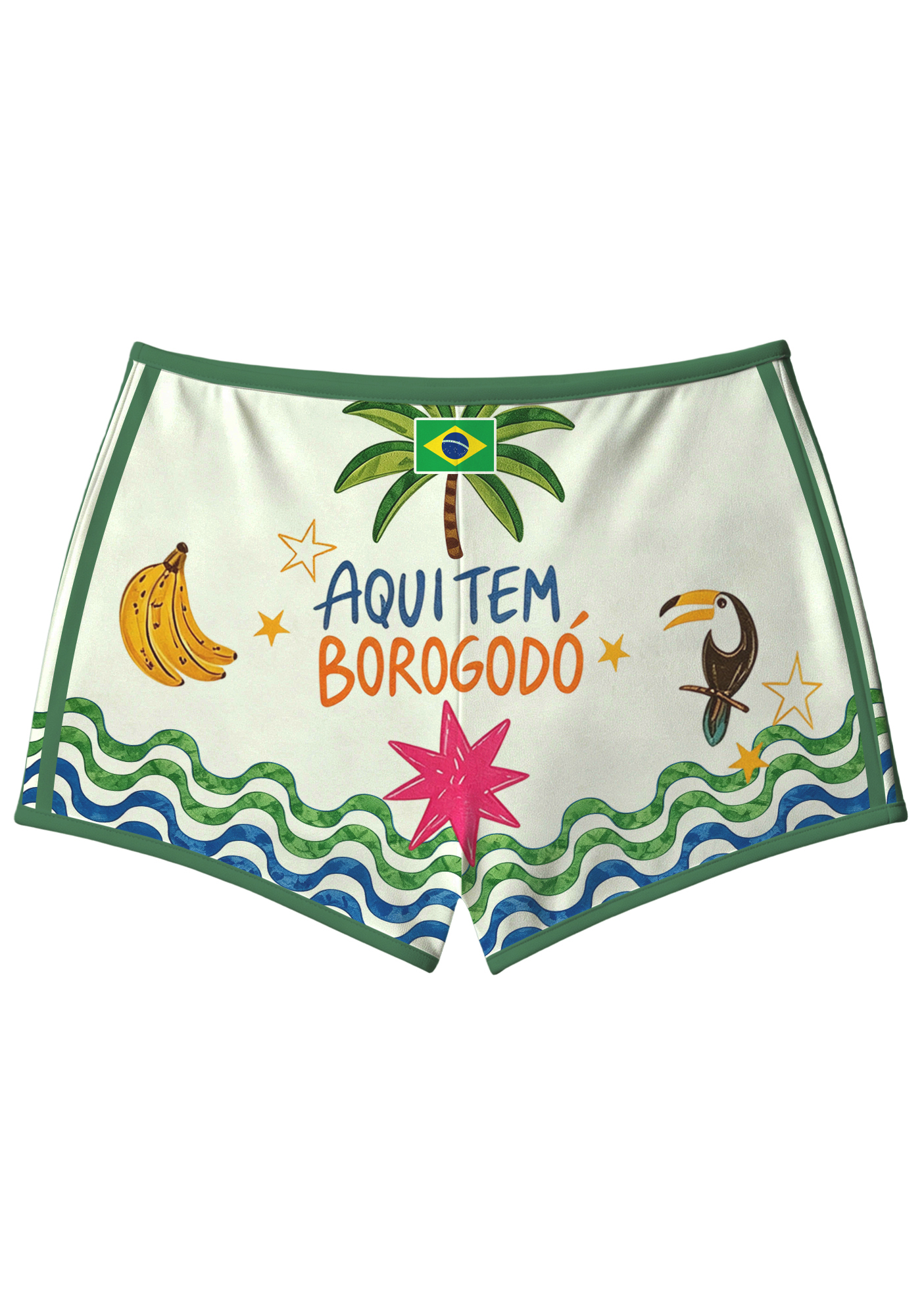 Tropical Brazil Vibes Sport Shorts
