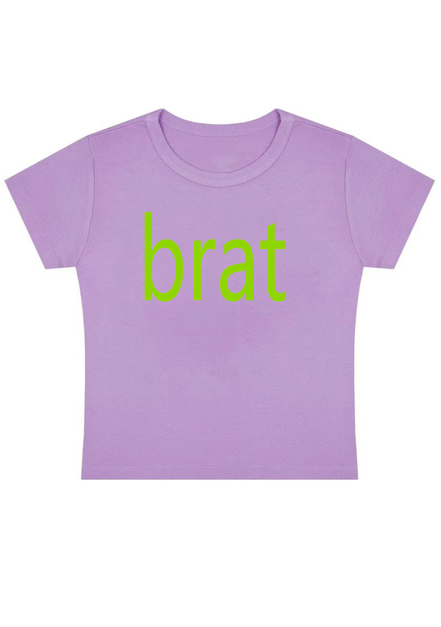 Green Brat Y2K Baby Tee