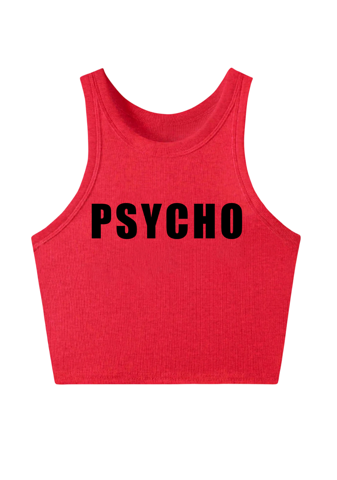 Psycho Y2K Crop Tank Top