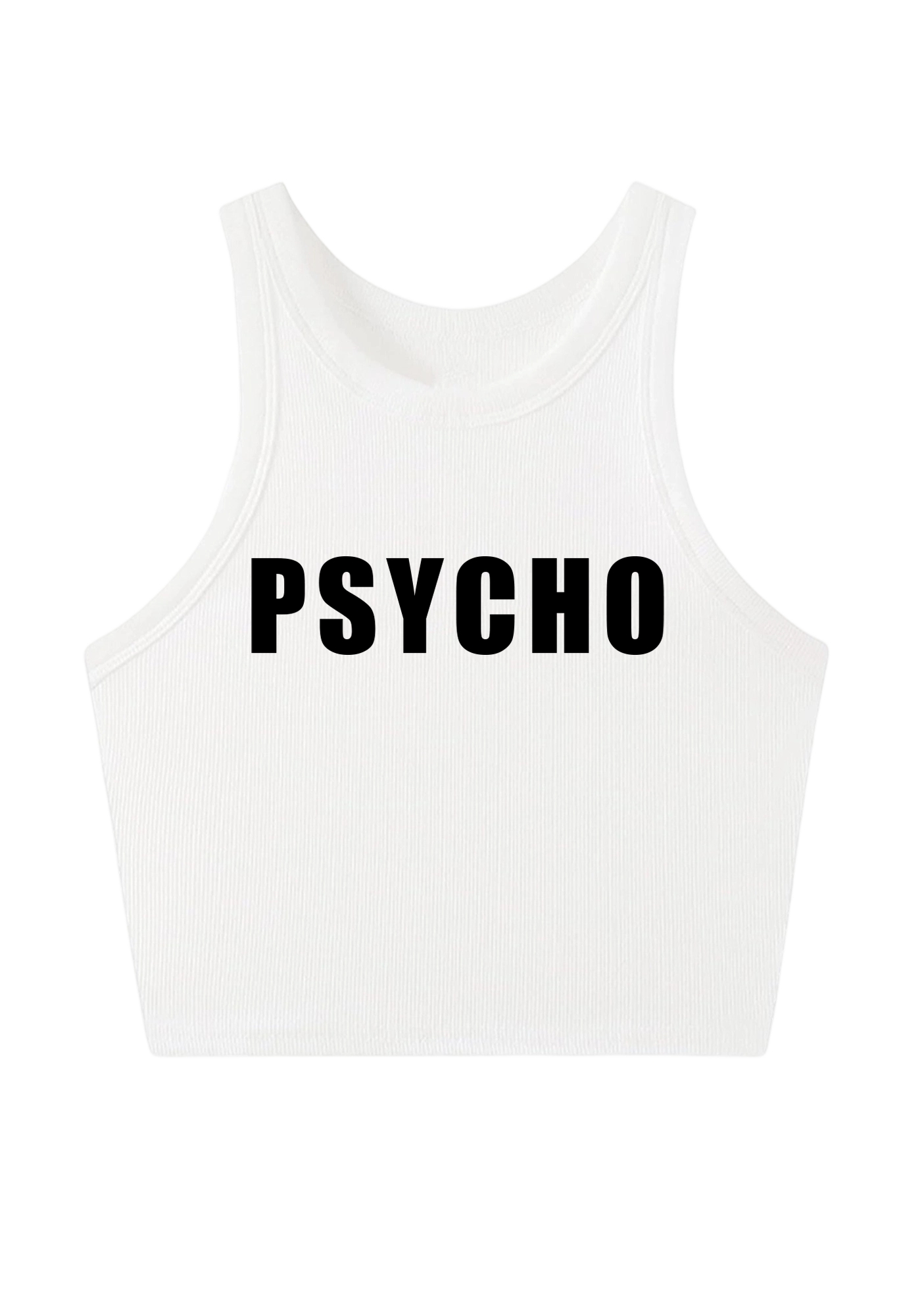 Psycho Y2K Crop Tank Top