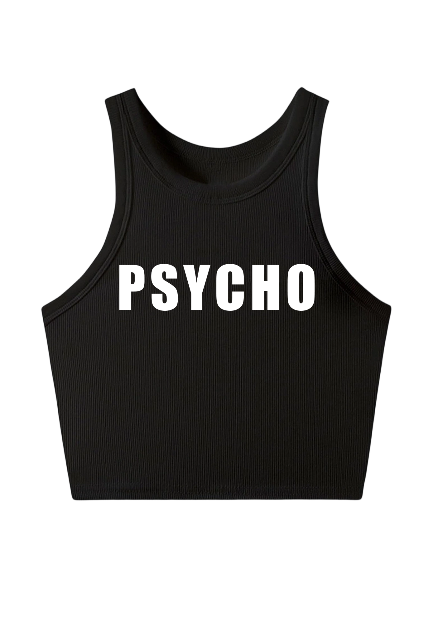 Psycho Y2K Crop Tank Top