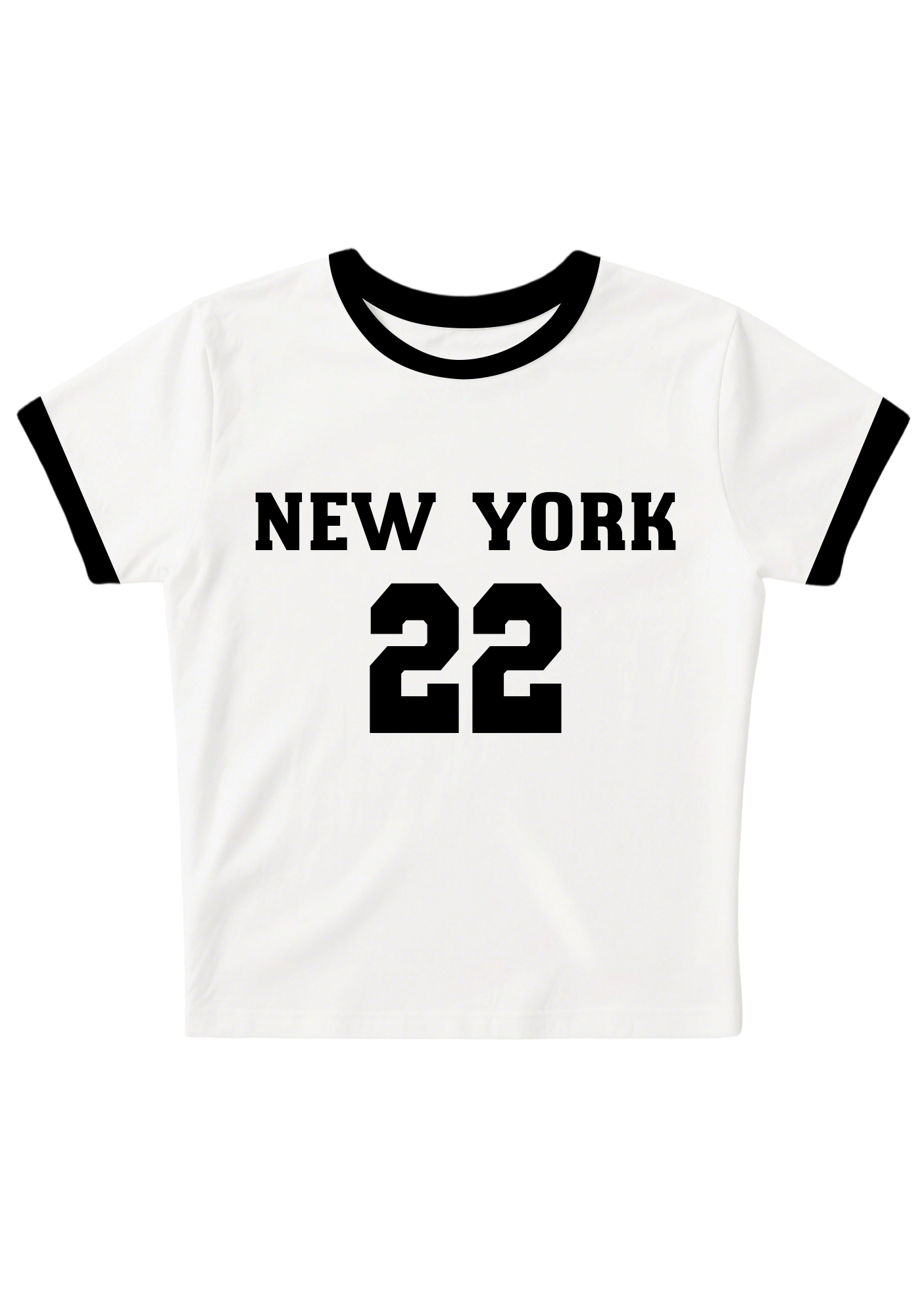 New York #22 Y2K Baby Tee