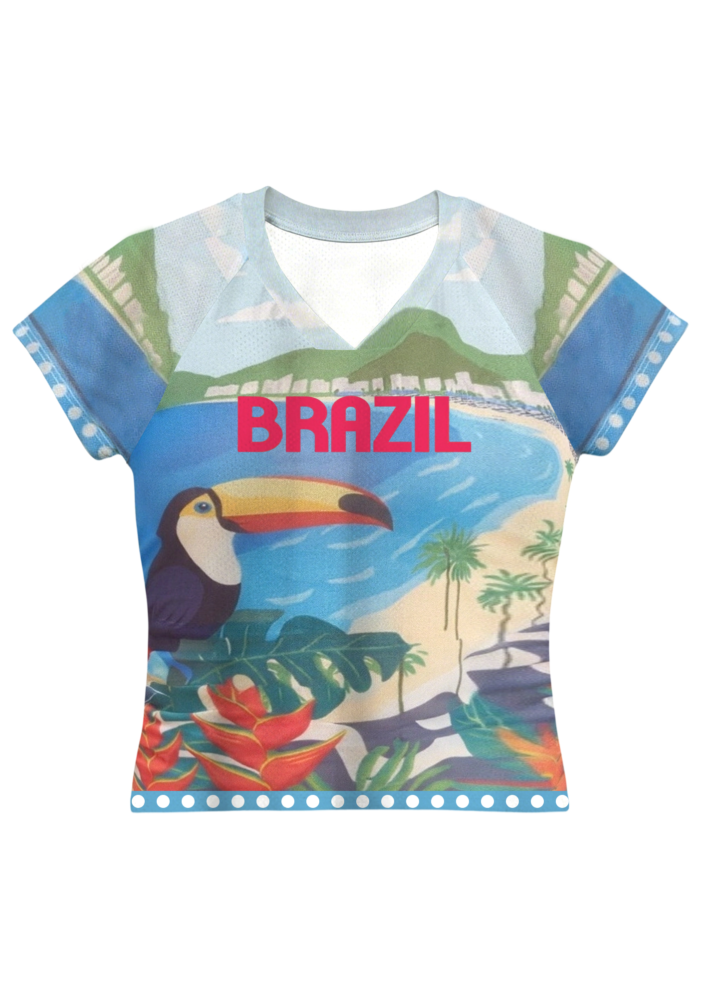Colorful Toucan Brazil Vacation Baby Tee
