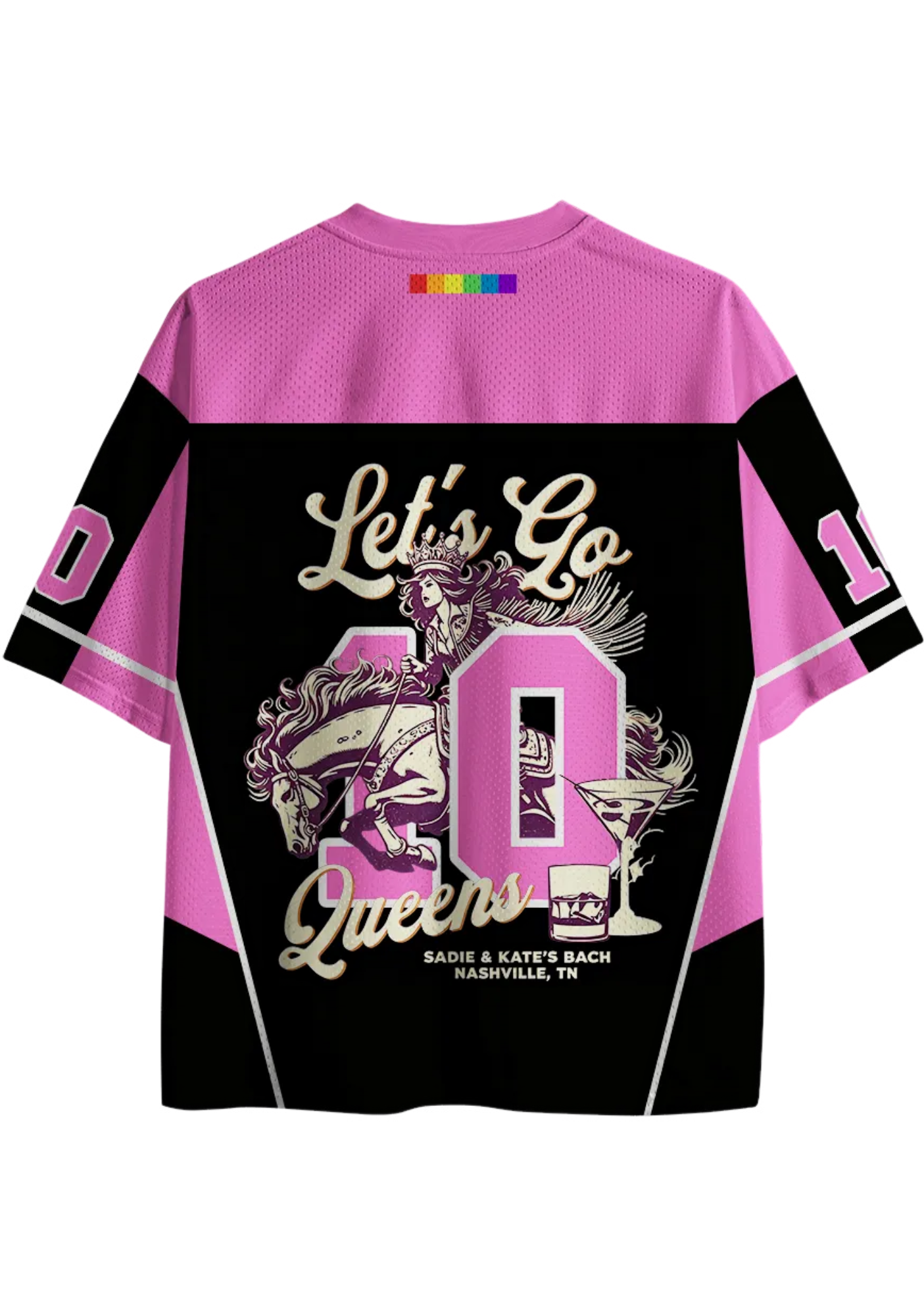 Let's Go Queens Bachelorette Party Mesh Jersey