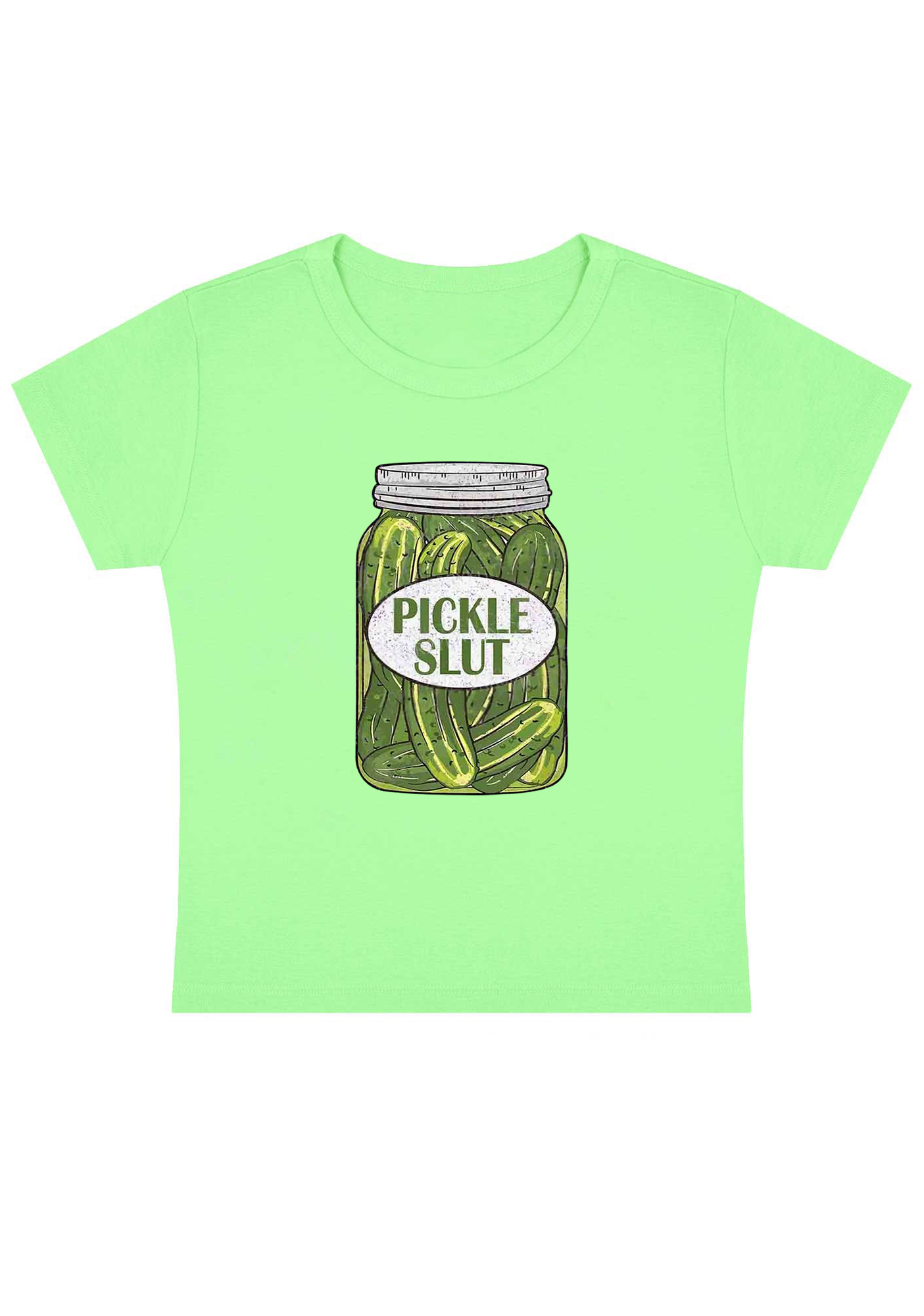 Pickle Slxt Y2K Baby Tee