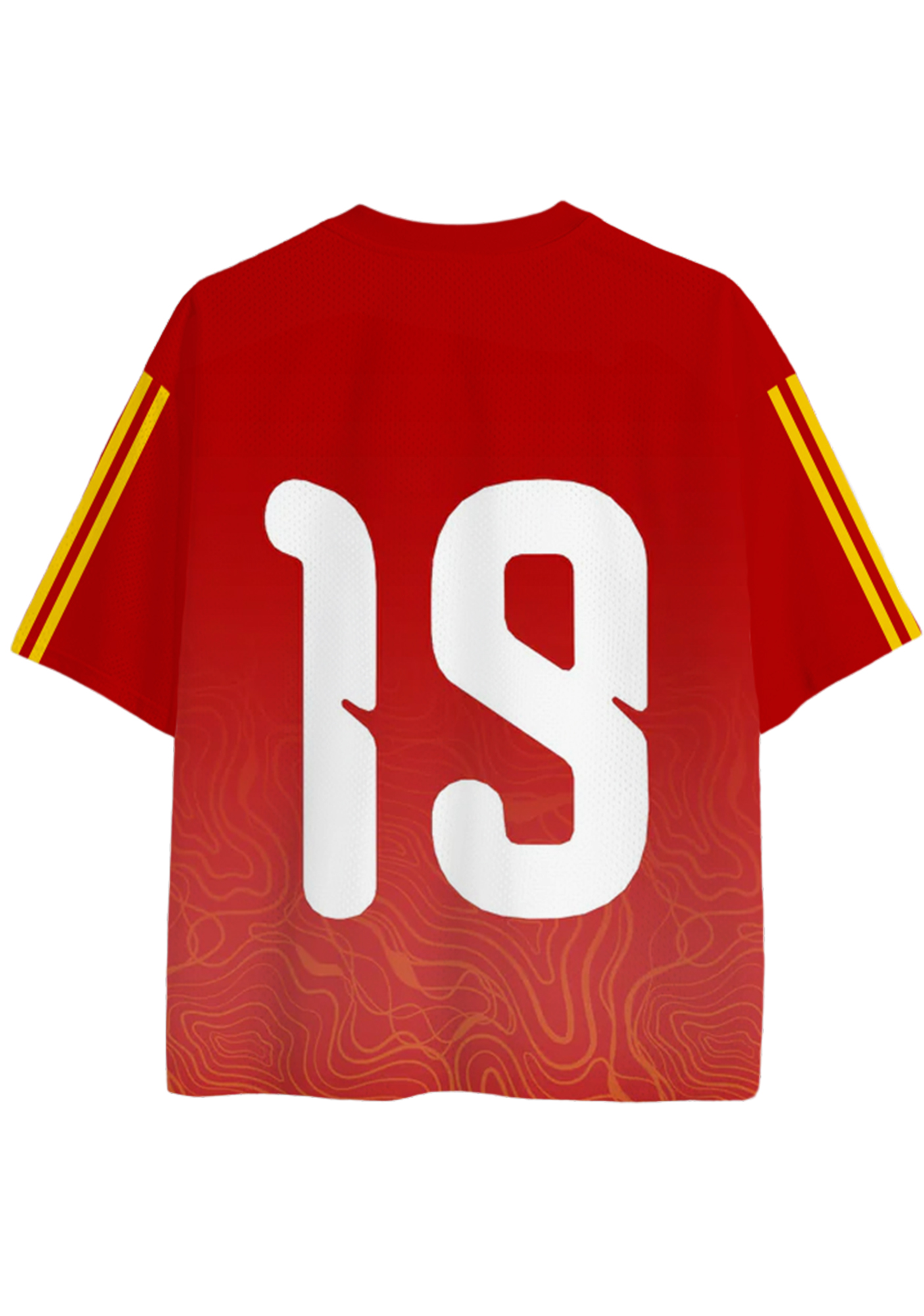 Vamos Spain! Gradient #19 Mesh Jersey Shirts