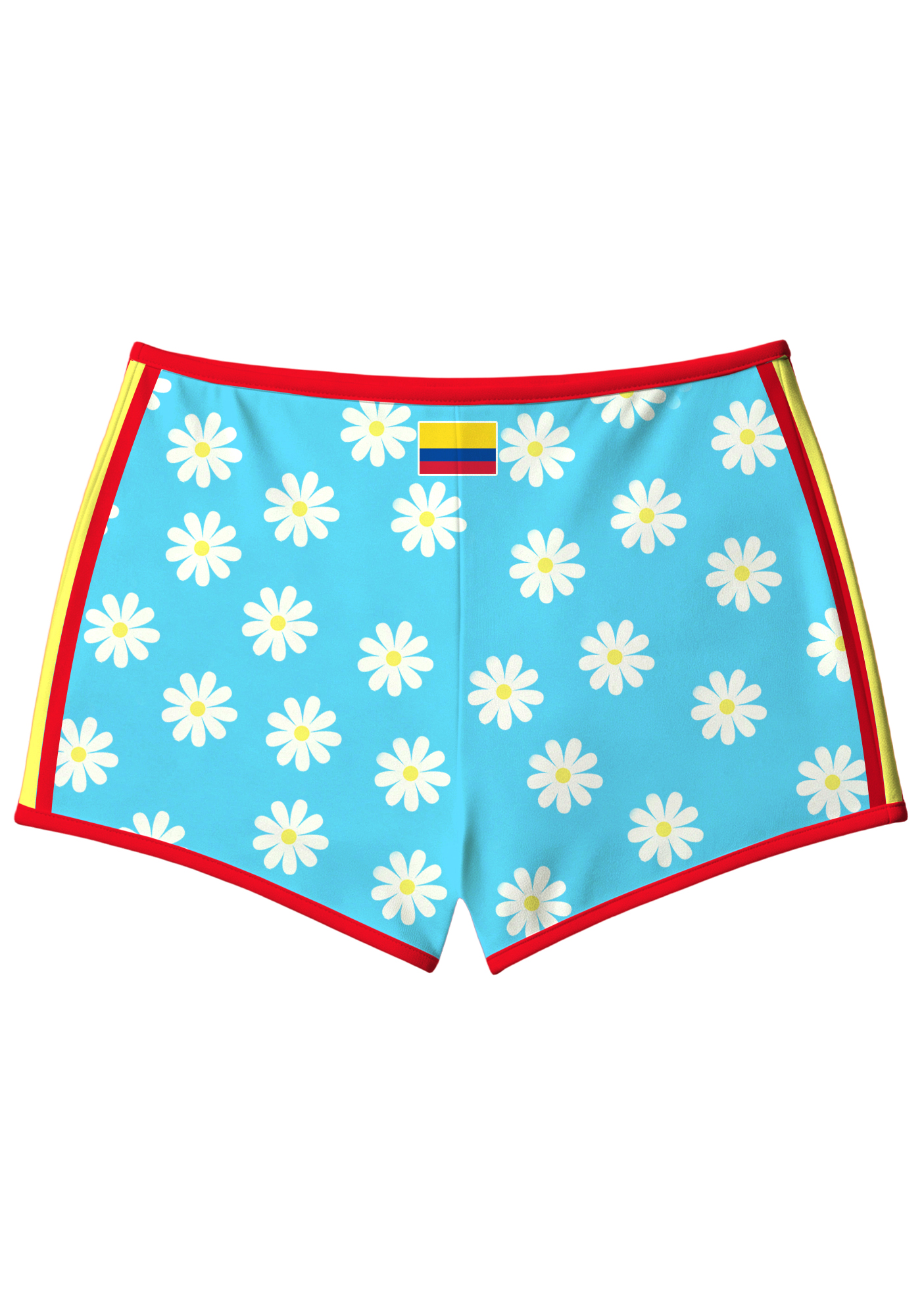 Summer Floral Colombia Booty Shorts