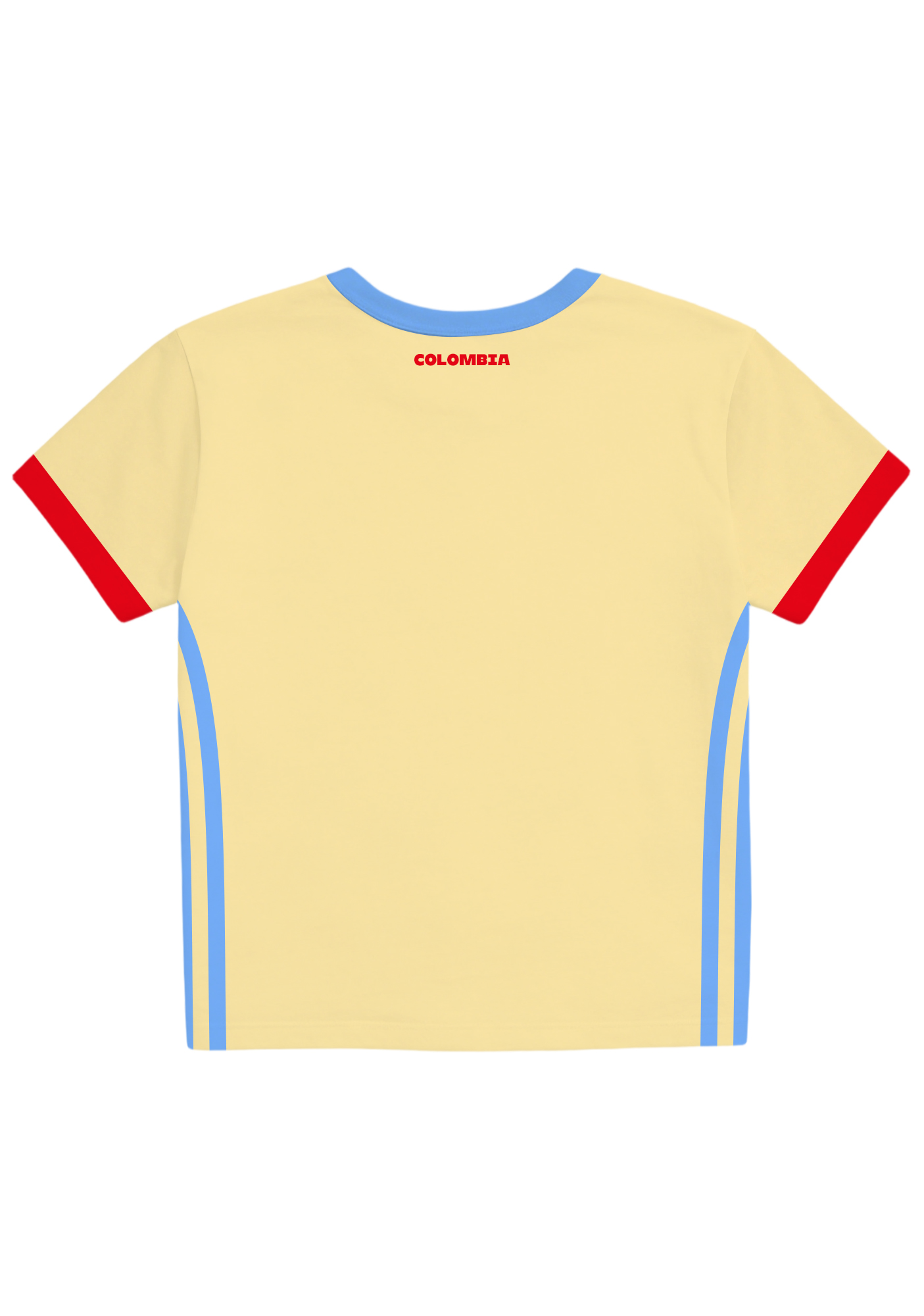 Classic Vintage Colombia National Team Y2K Baby Tee