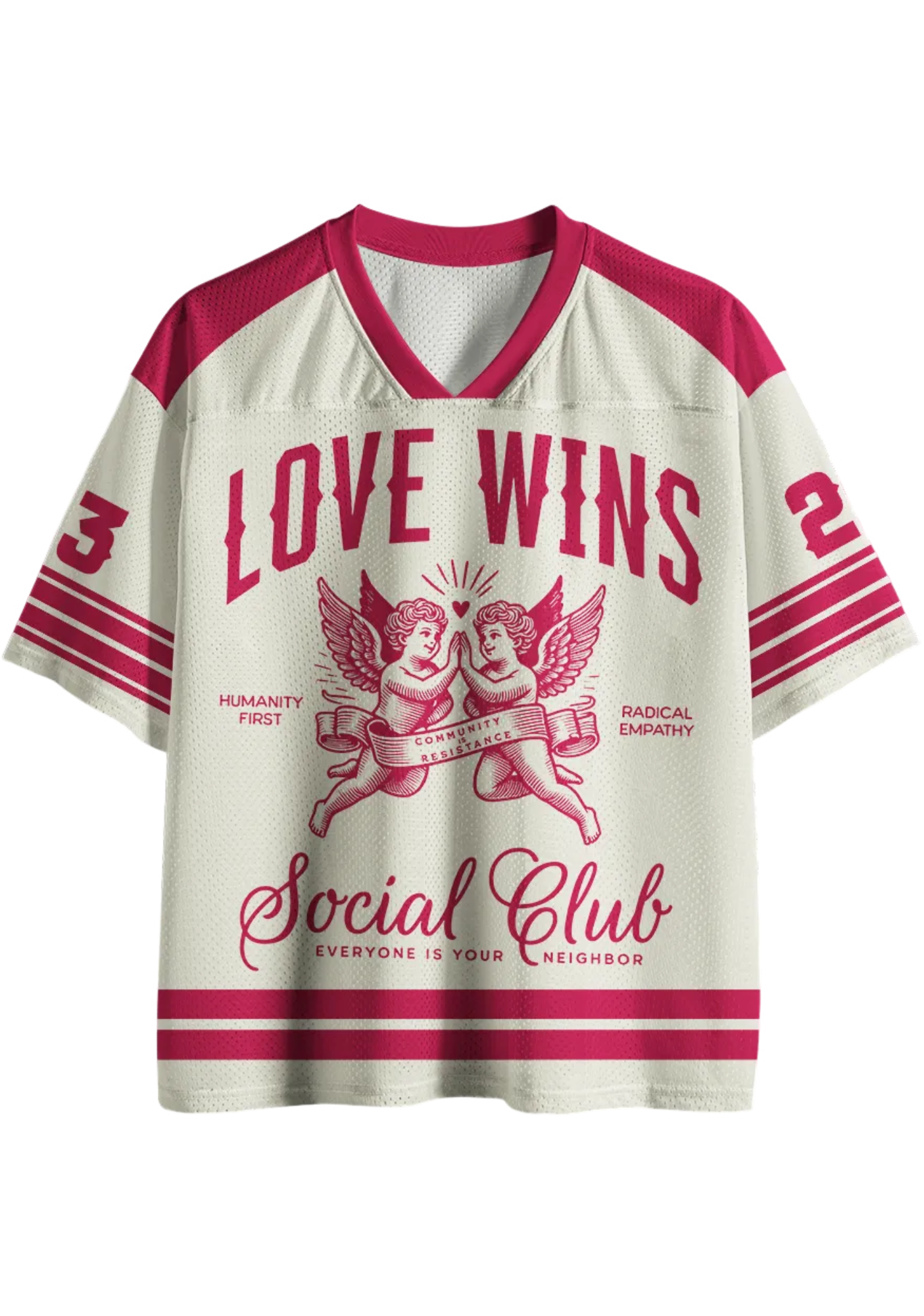 LOVE WINS Social Club Mesh Jersey