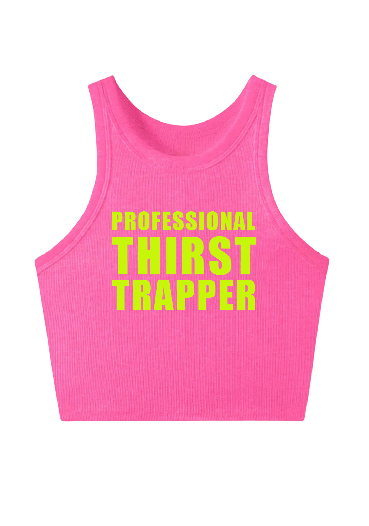 Professional Thirst Trapper Y2K Crop Tank Top