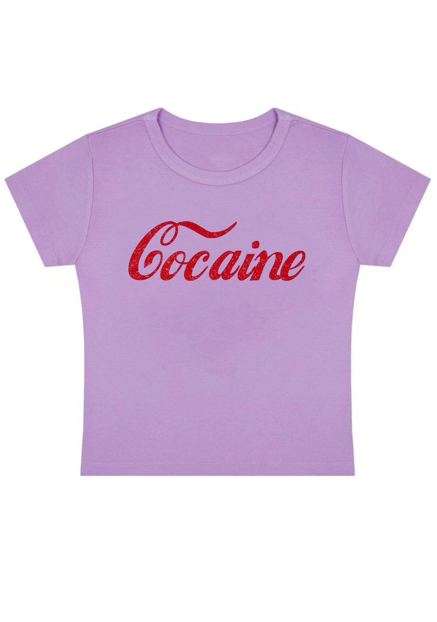 Cocaine Y2K Baby Tee