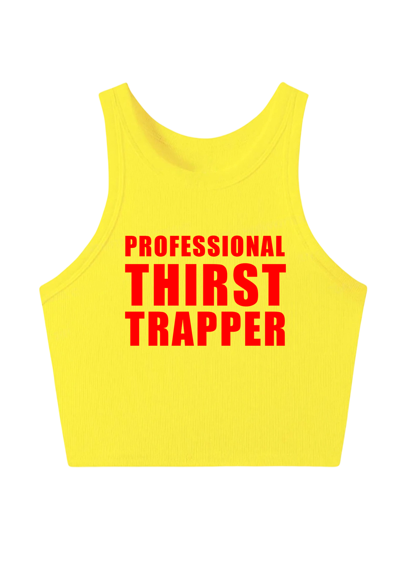 Professional Thirst Trapper Y2K Crop Tank Top