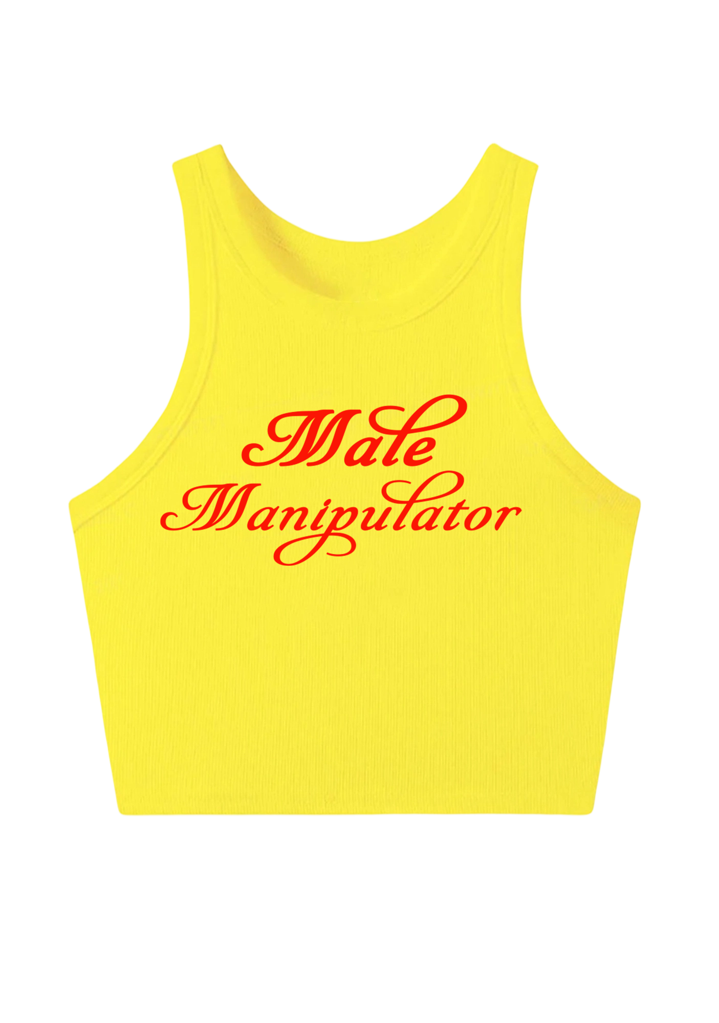 Male Manipulator Y2K Crop Tank Top