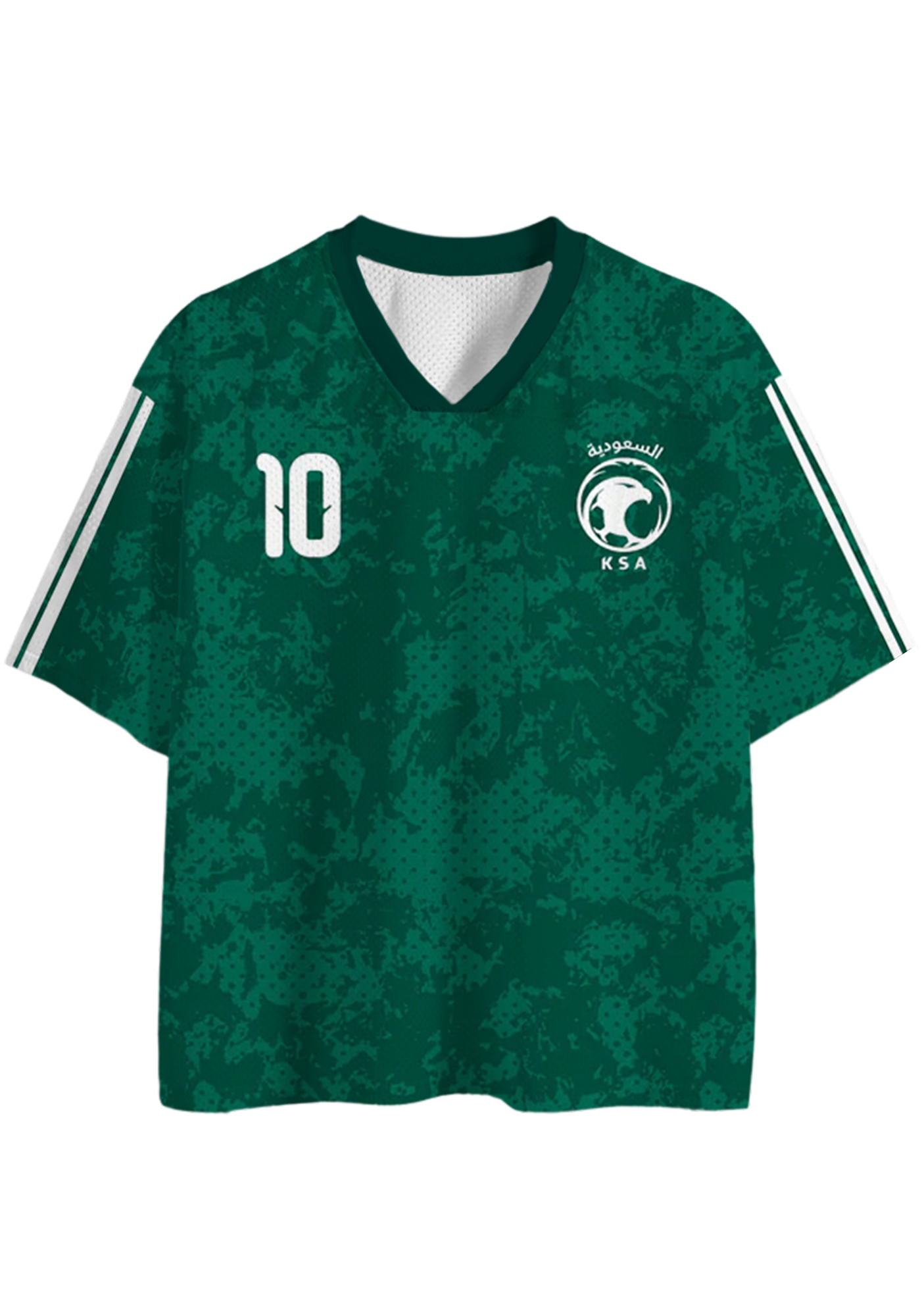 Saudi Arabia #10 Mesh Jersey Shirts