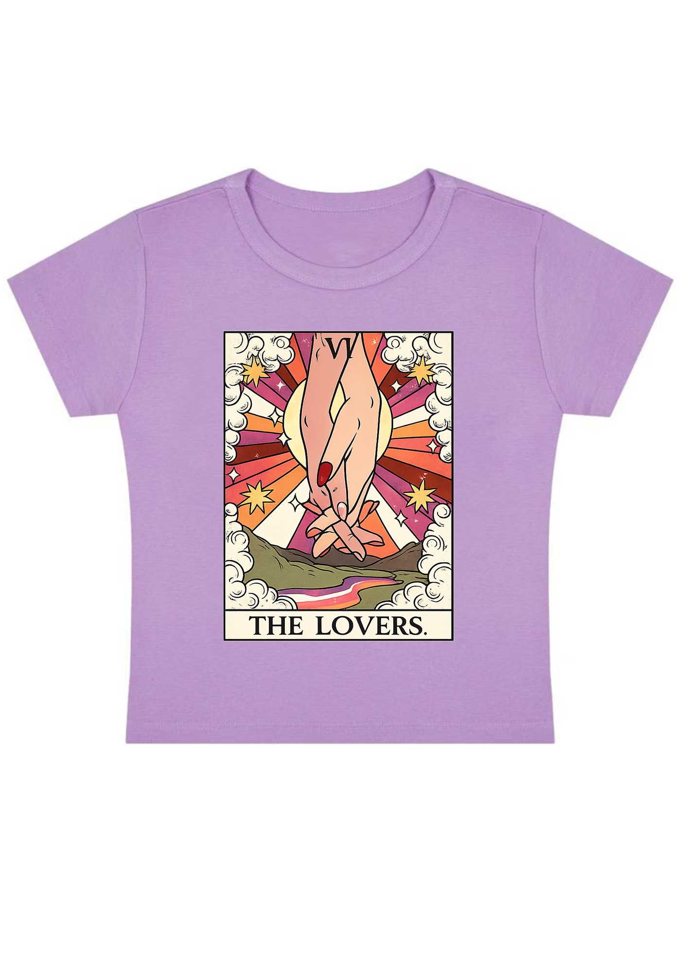 The Lovers Y2K Baby Tee