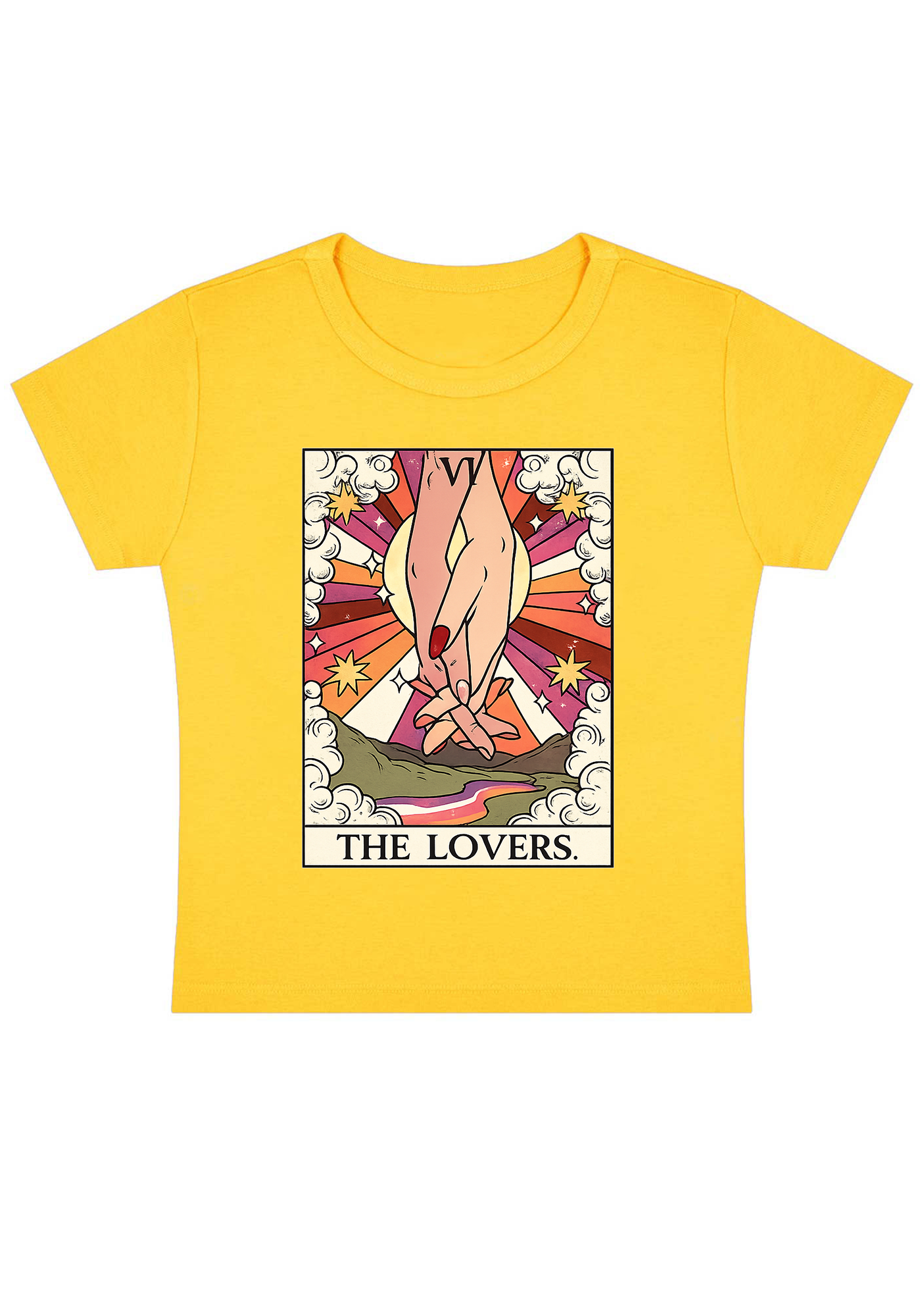 The Lovers Y2K Baby Tee