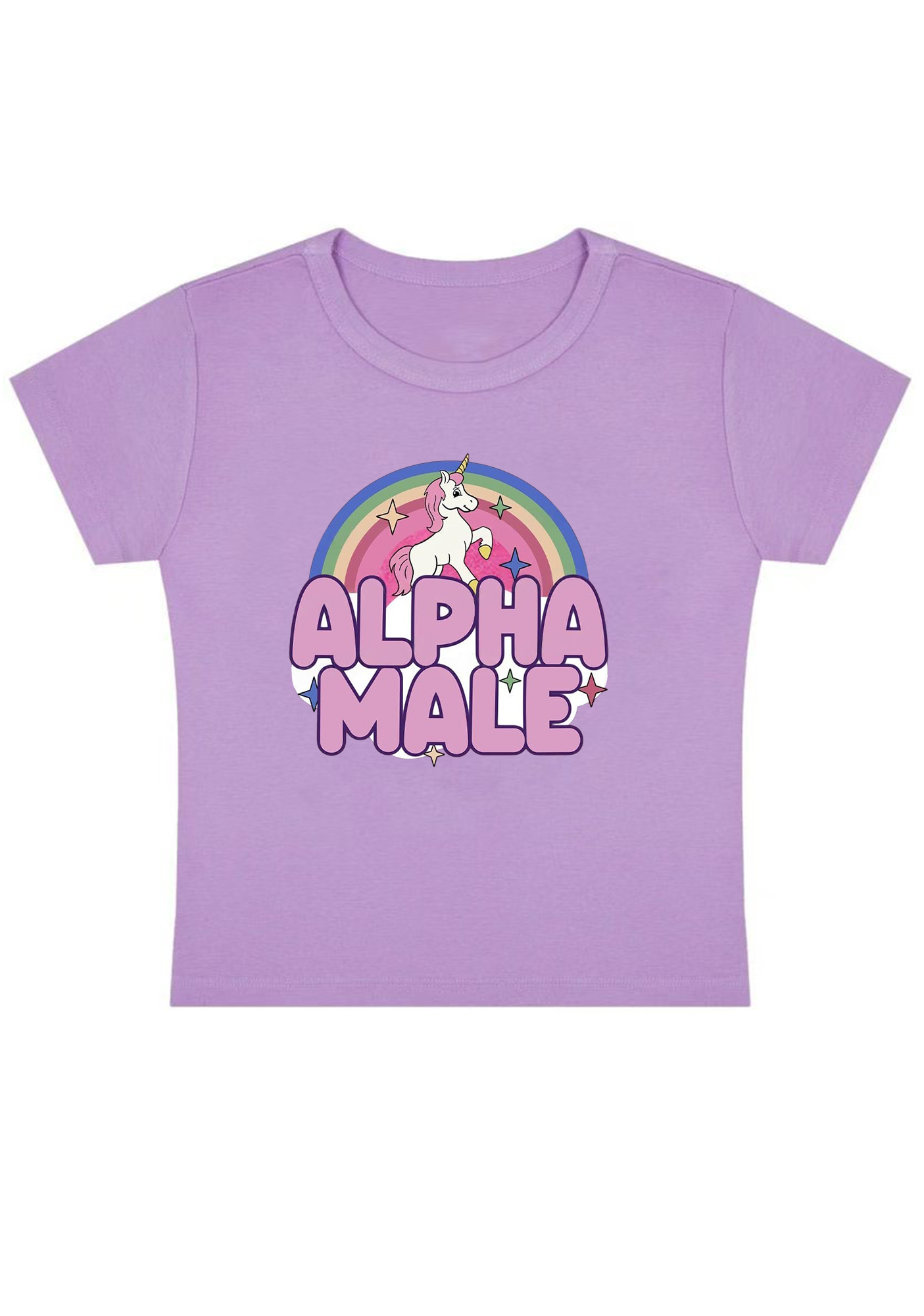 Alpha Male Y2K Baby Tee