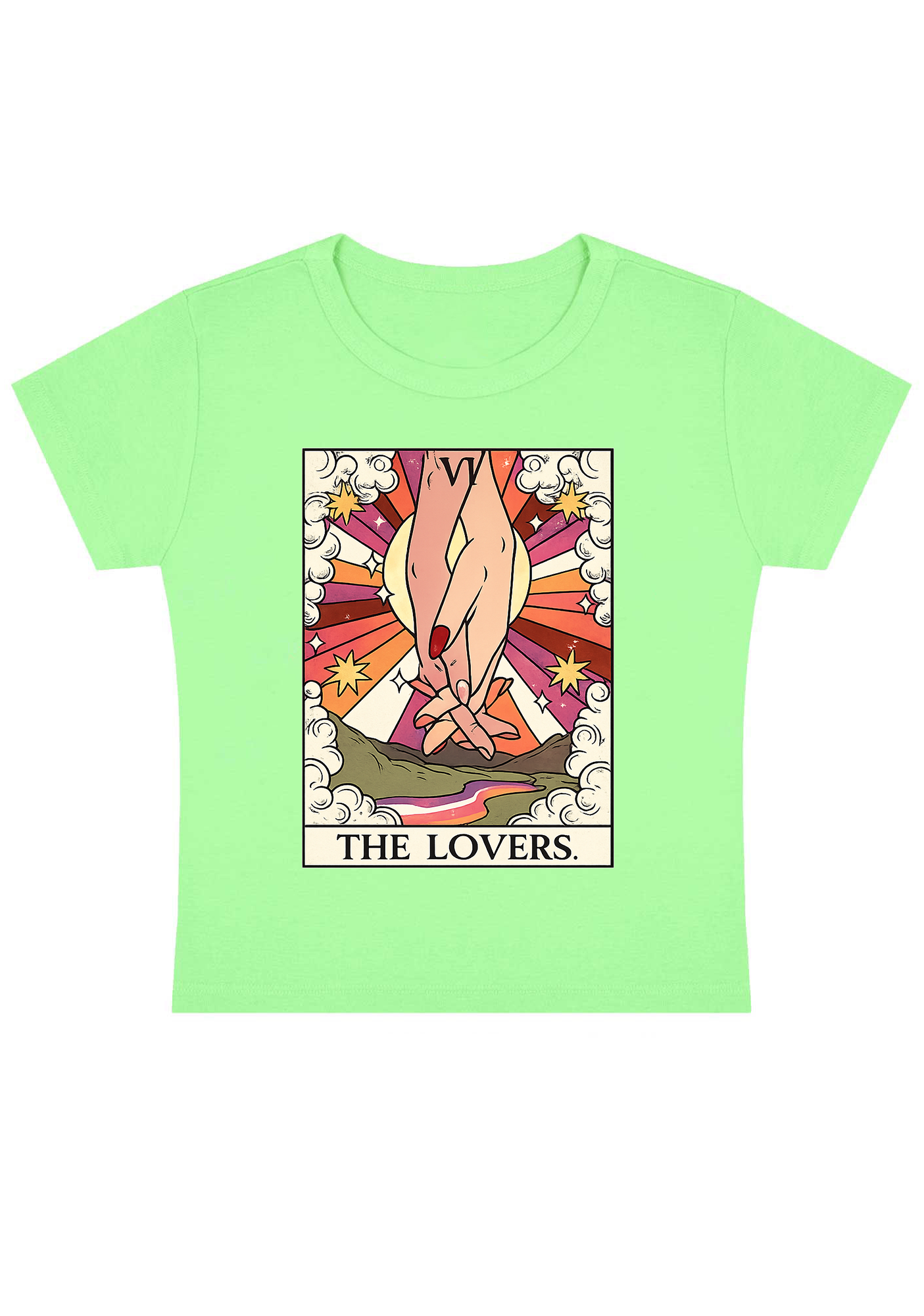 The Lovers Y2K Baby Tee