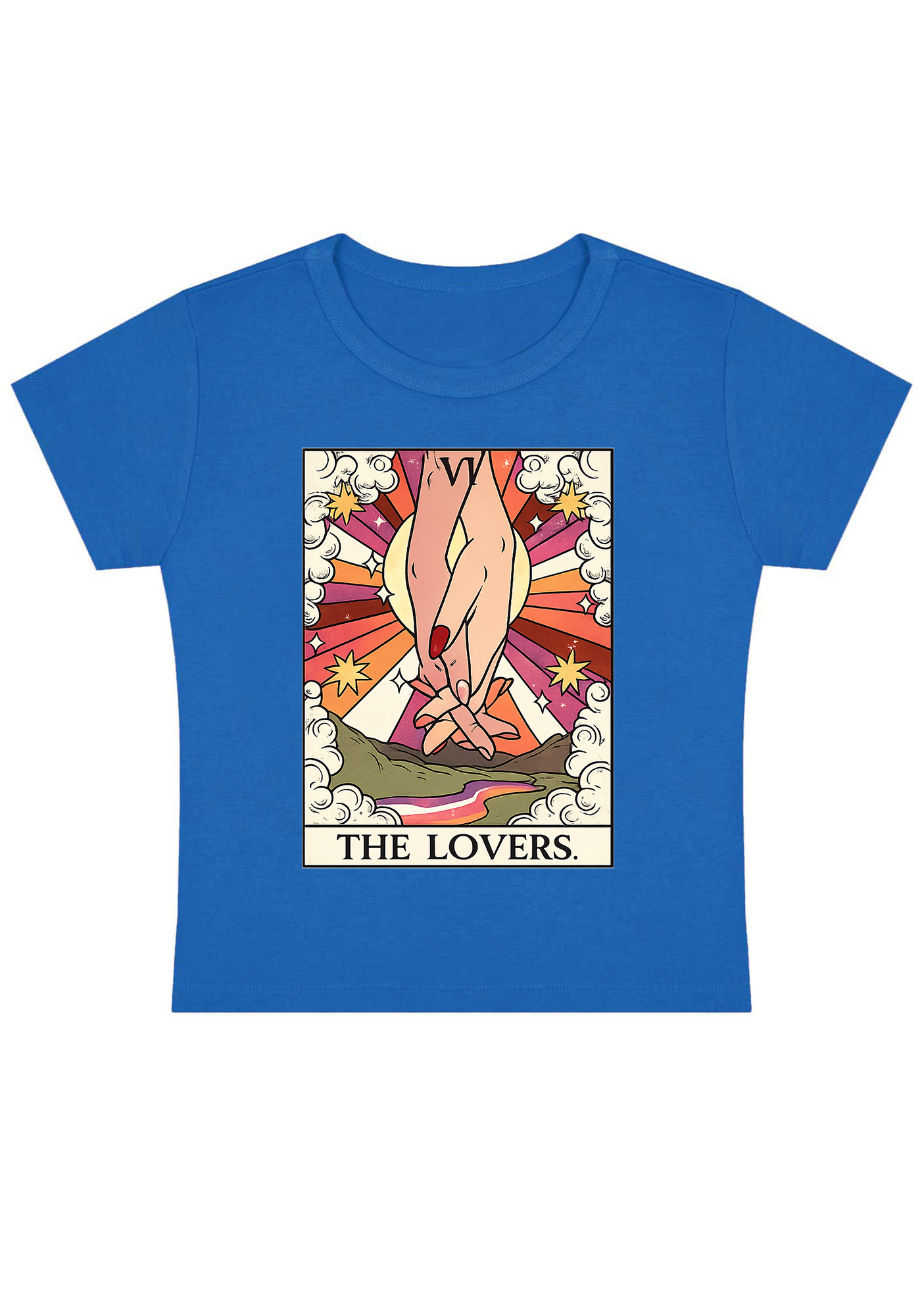 The Lovers Y2K Baby Tee