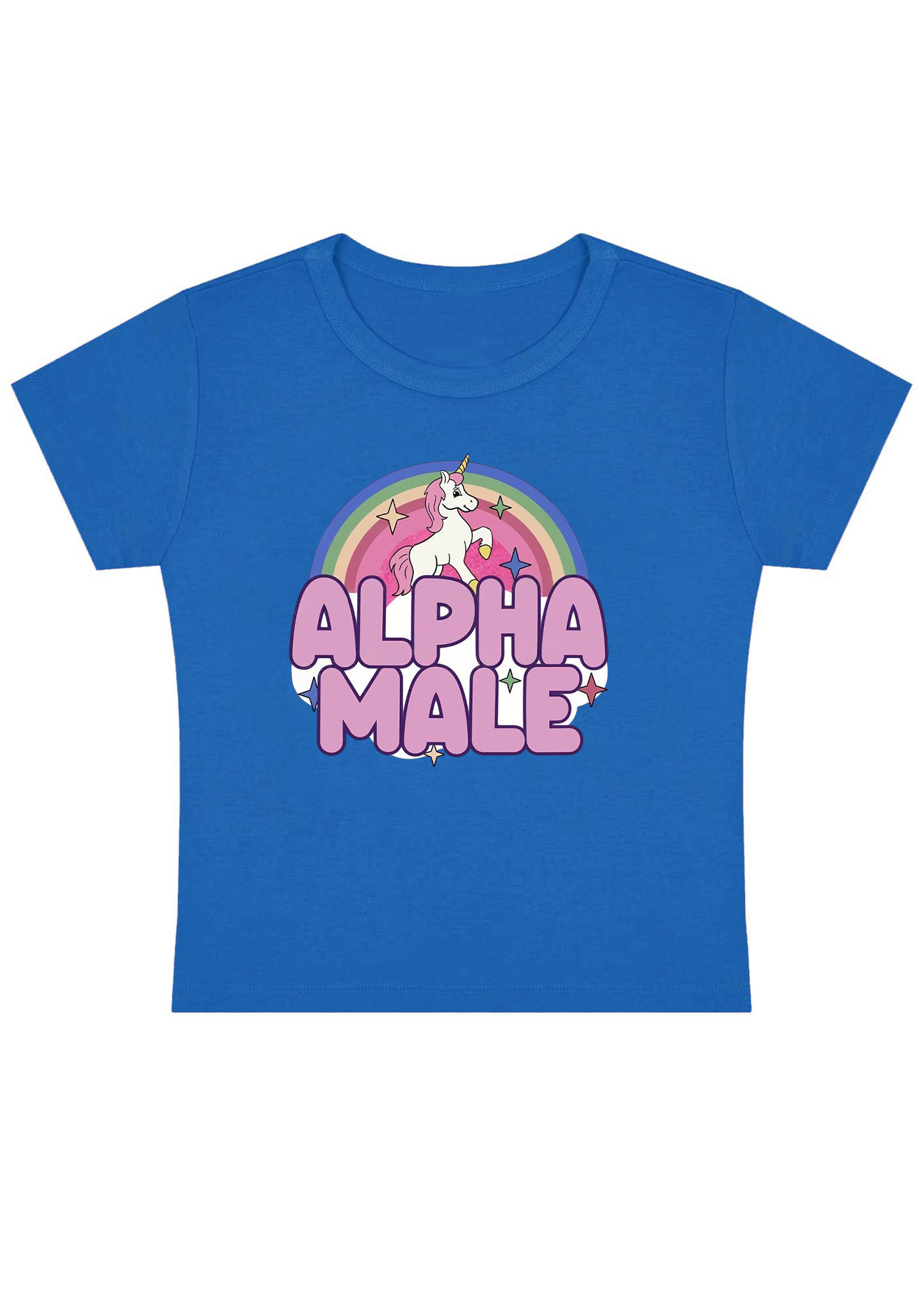 Alpha Male Y2K Baby Tee