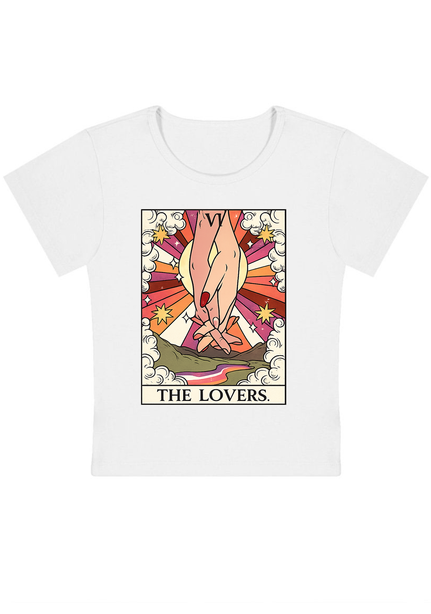 The Lovers Y2K Baby Tee