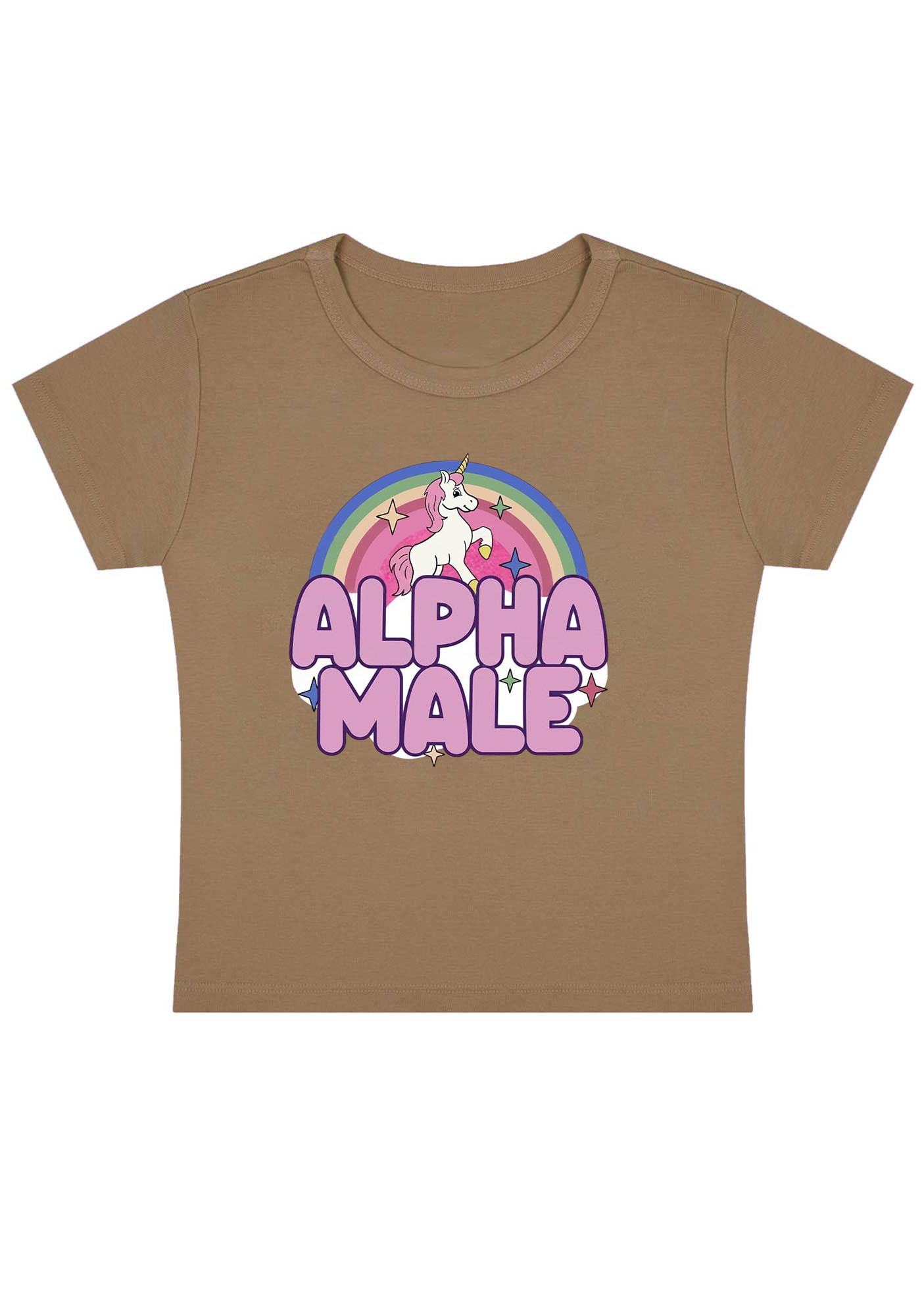 Alpha Male Y2K Baby Tee