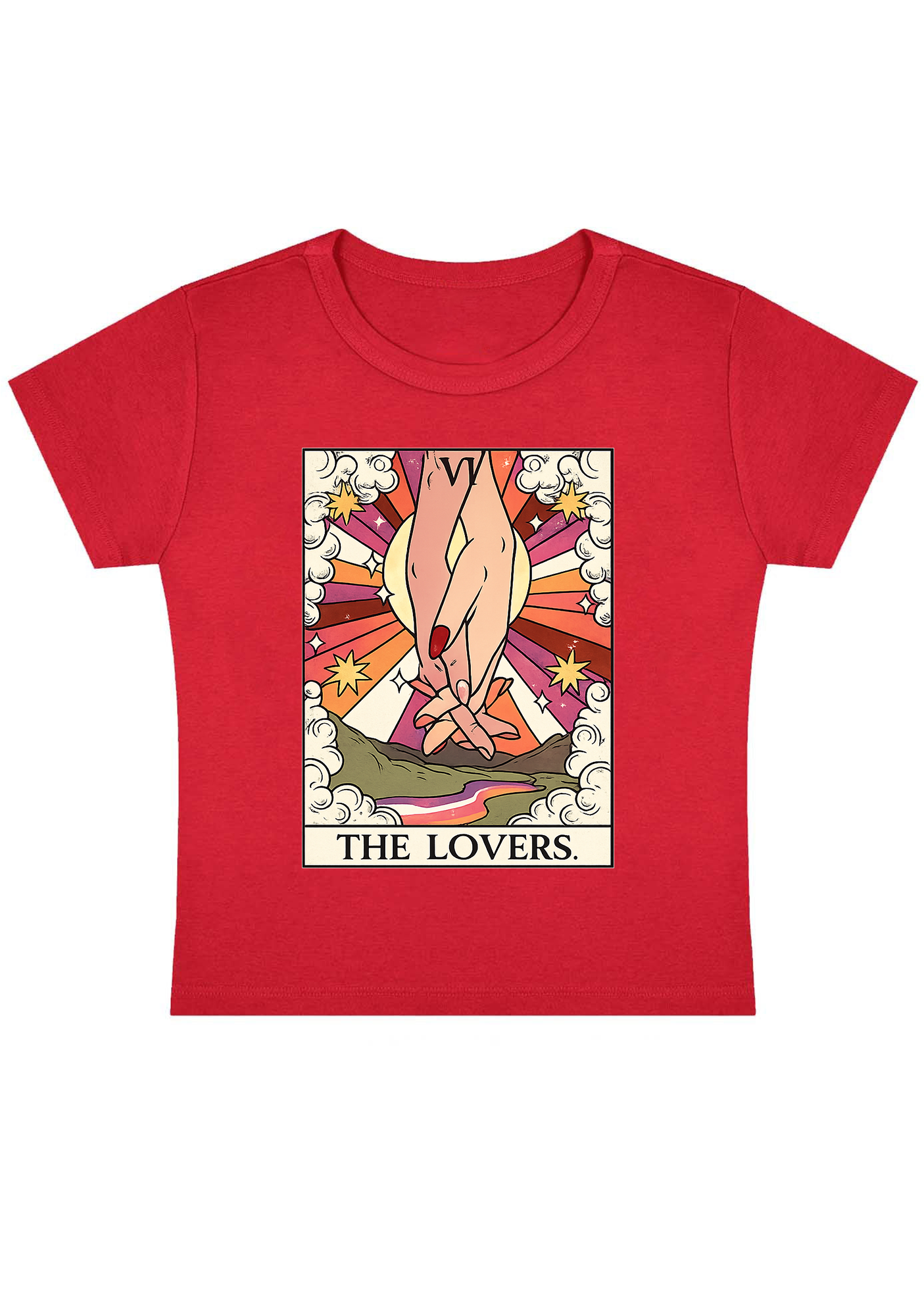 The Lovers Y2K Baby Tee