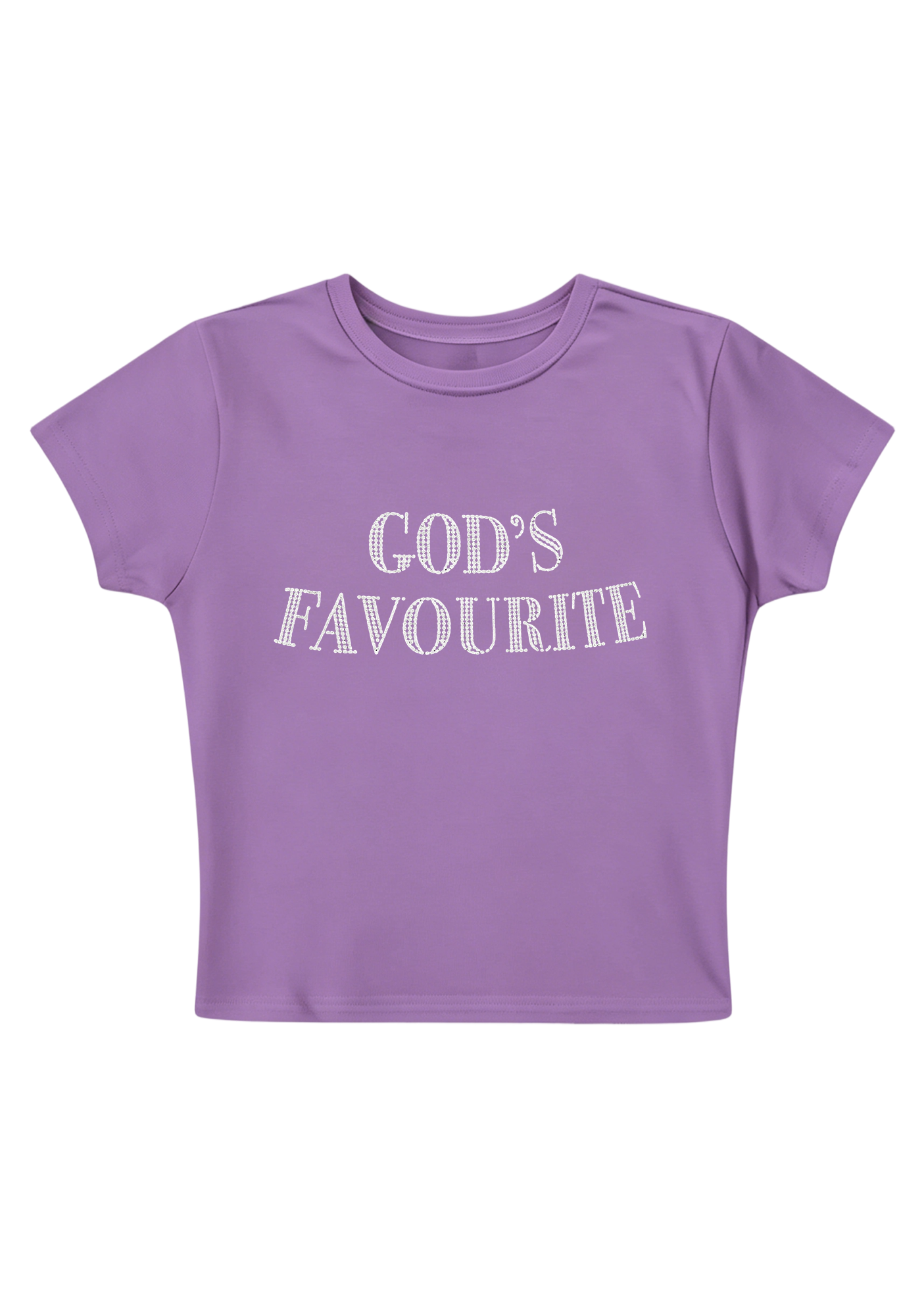 God's Favourite Y2K Baby Tee