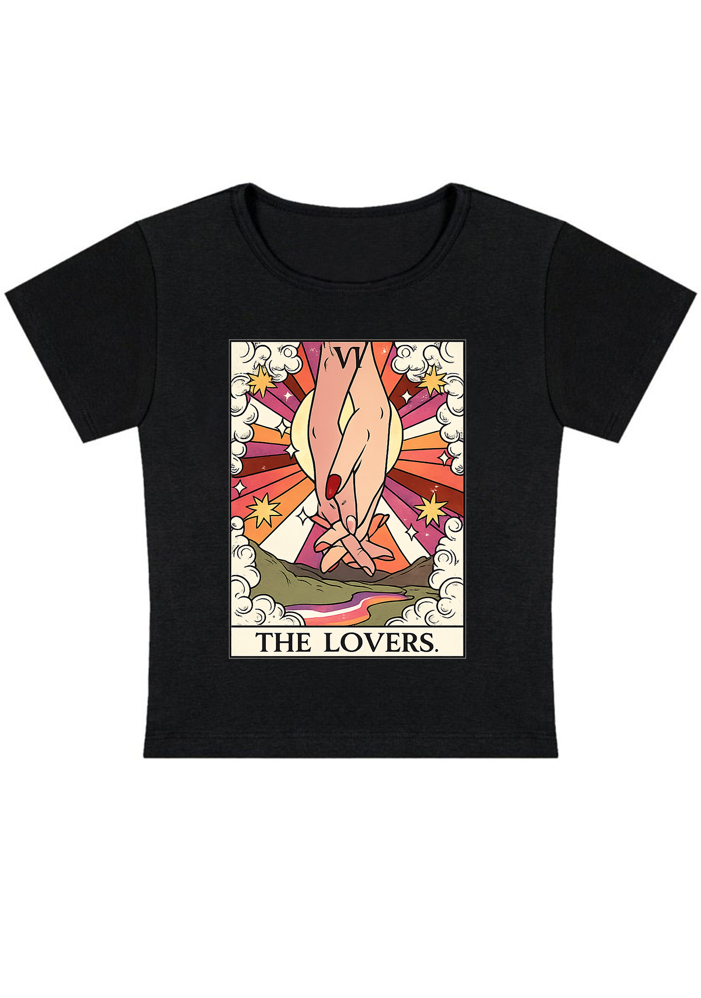The Lovers Y2K Baby Tee
