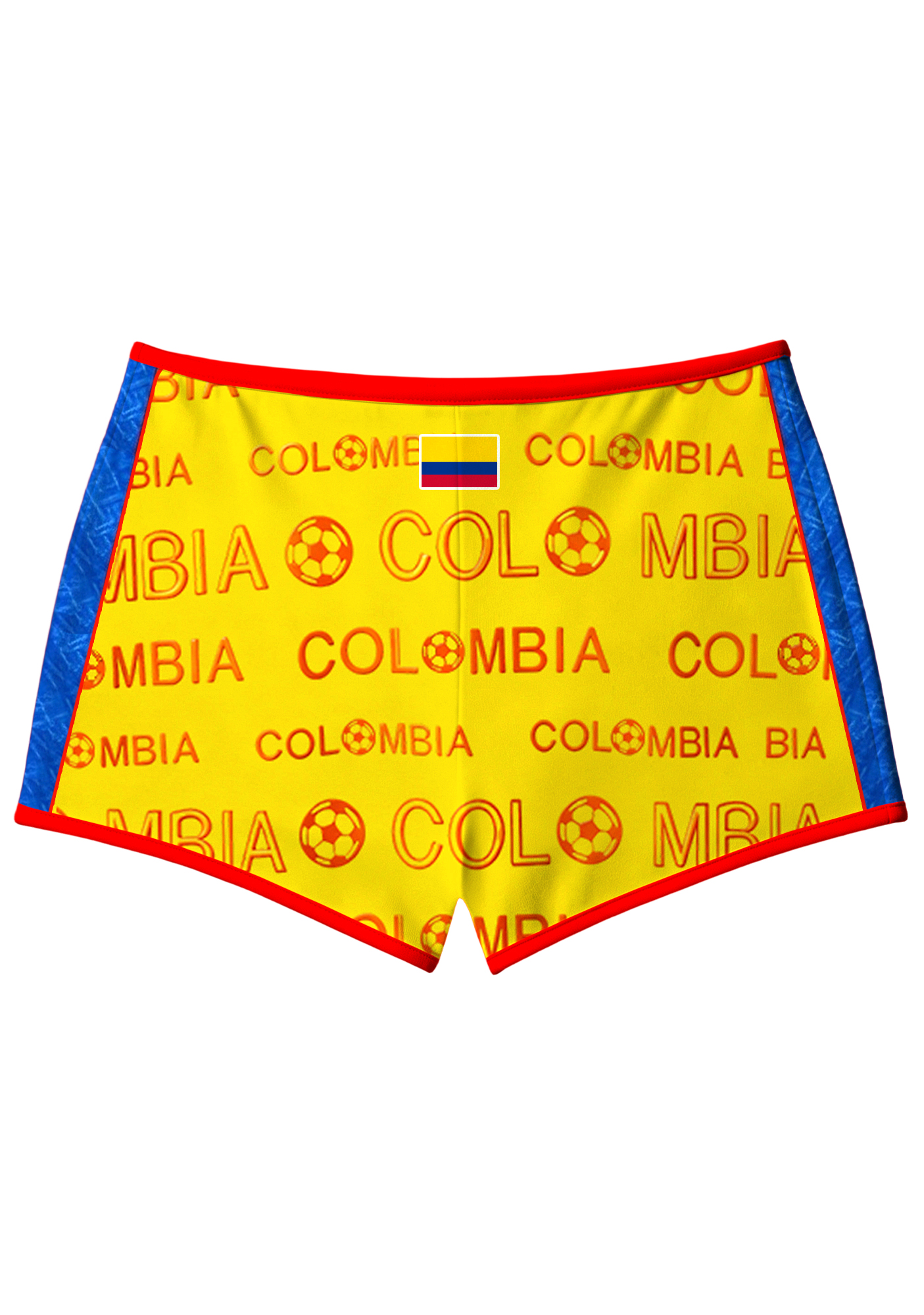 Colombian Football Team Inspired No.10 Sport Shorts