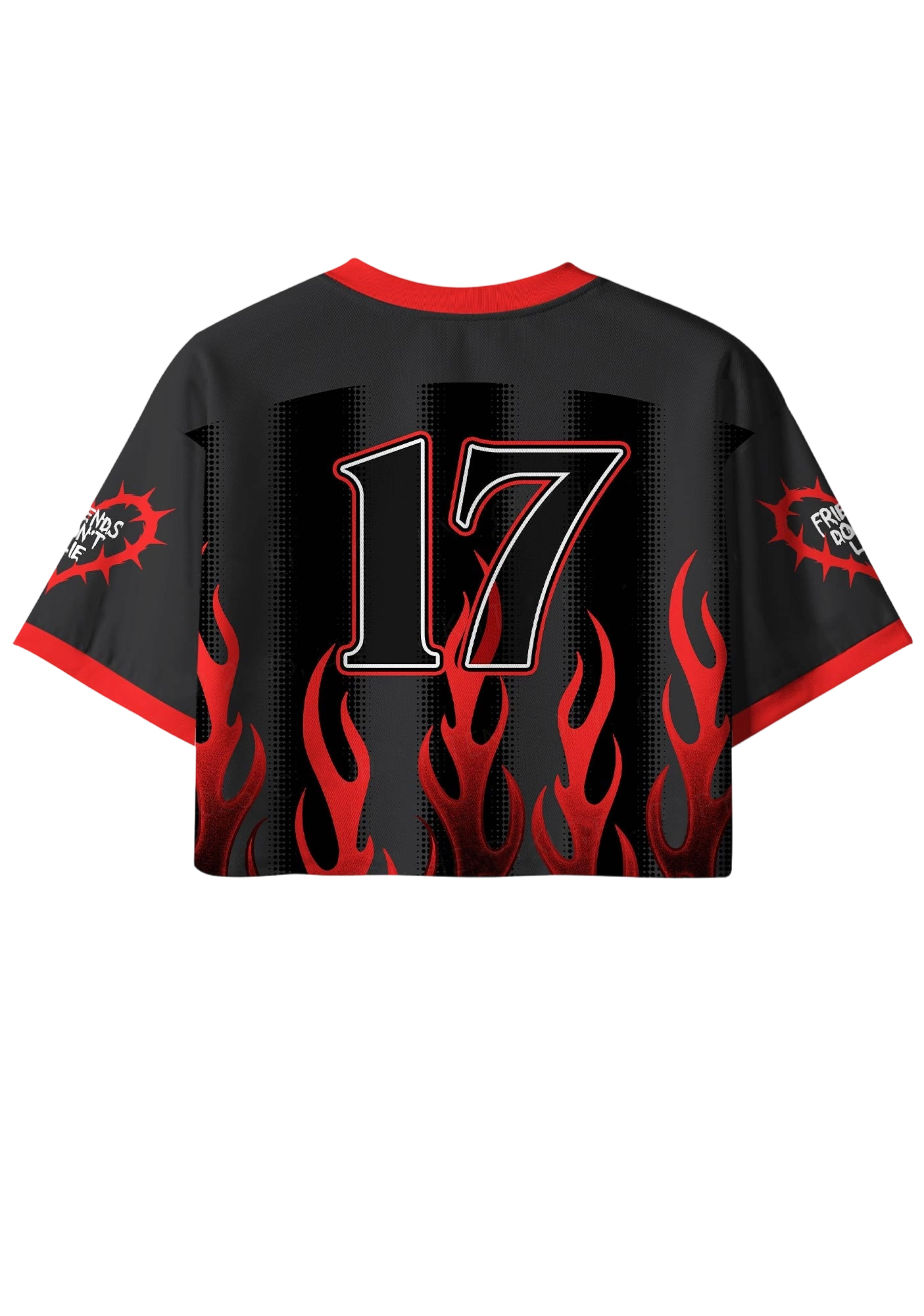 Stranger Things Y2K Crop Sport Jersey Shirts