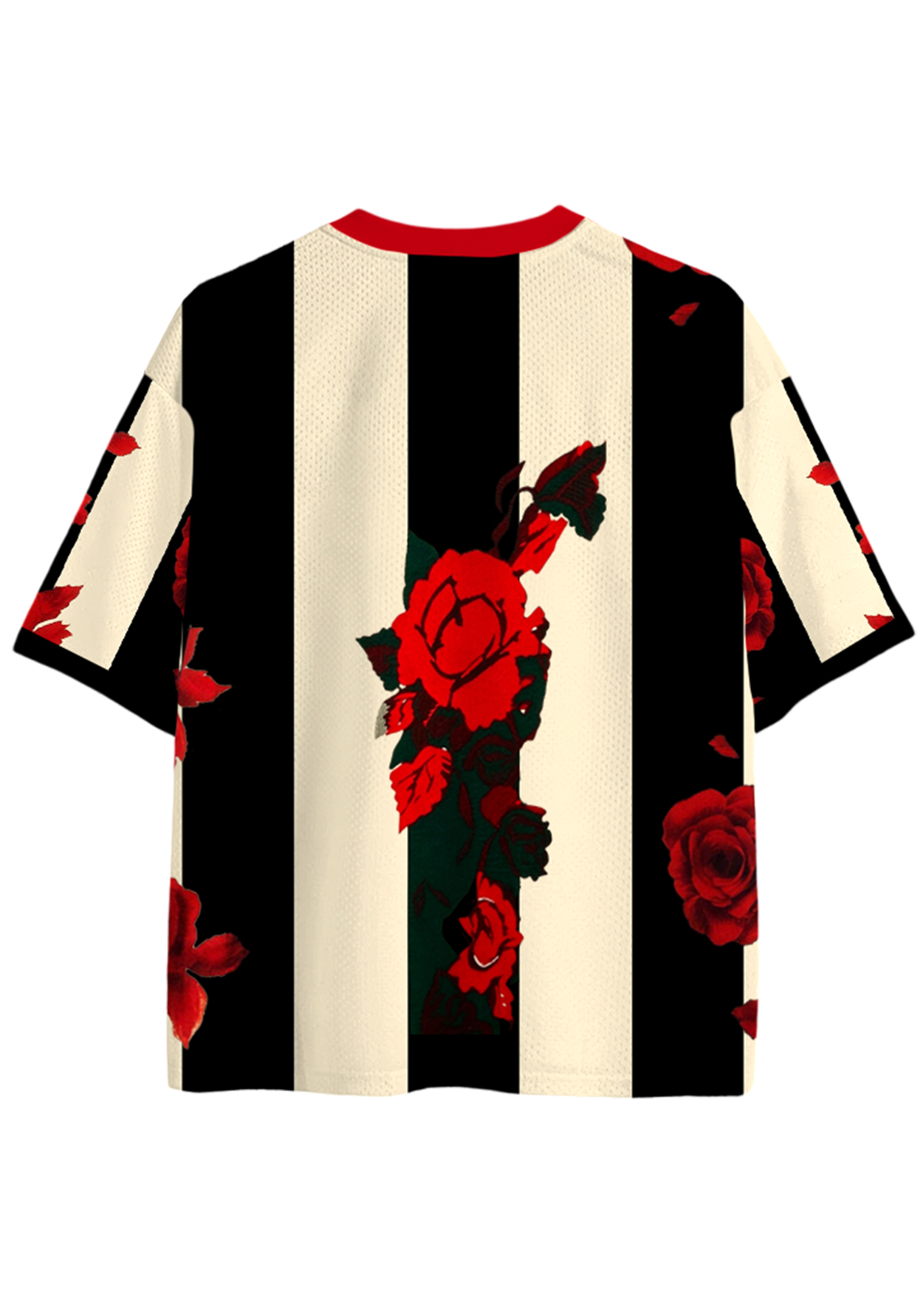 Vintage Gothic Rose Mexico Mesh Jersey Shirts