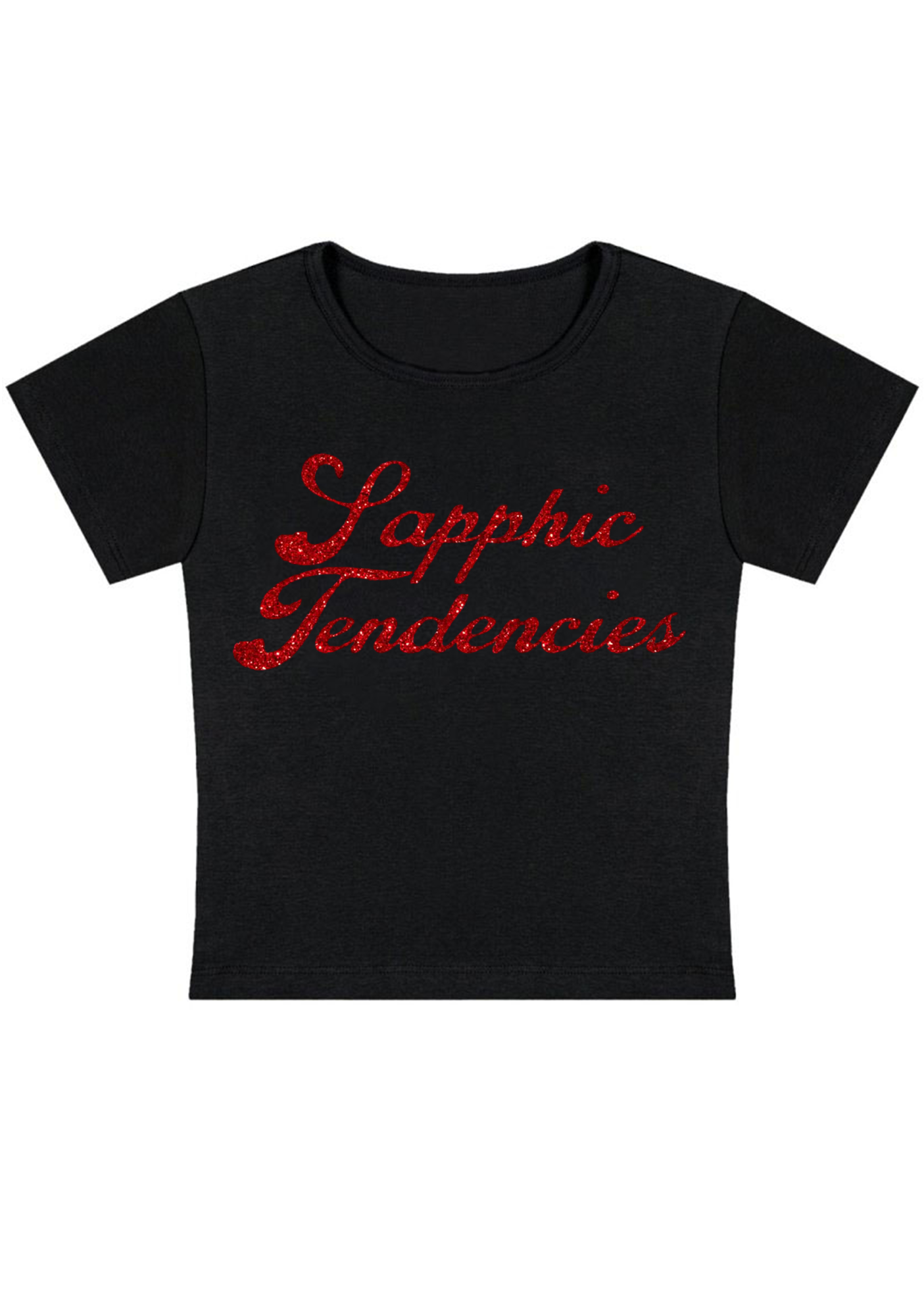 Sapphic Tendencies Y2K Baby Tee