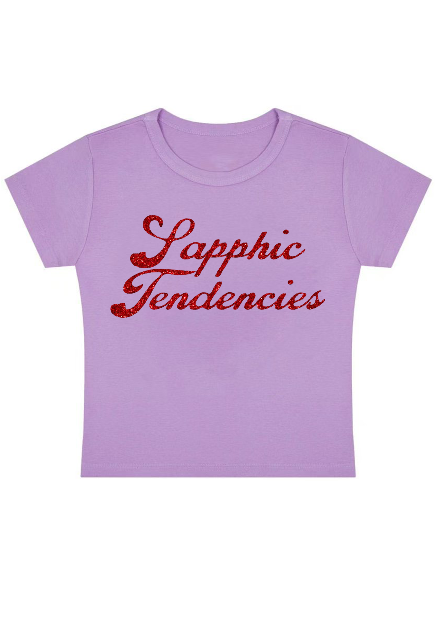 Sapphic Tendencies Y2K Baby Tee