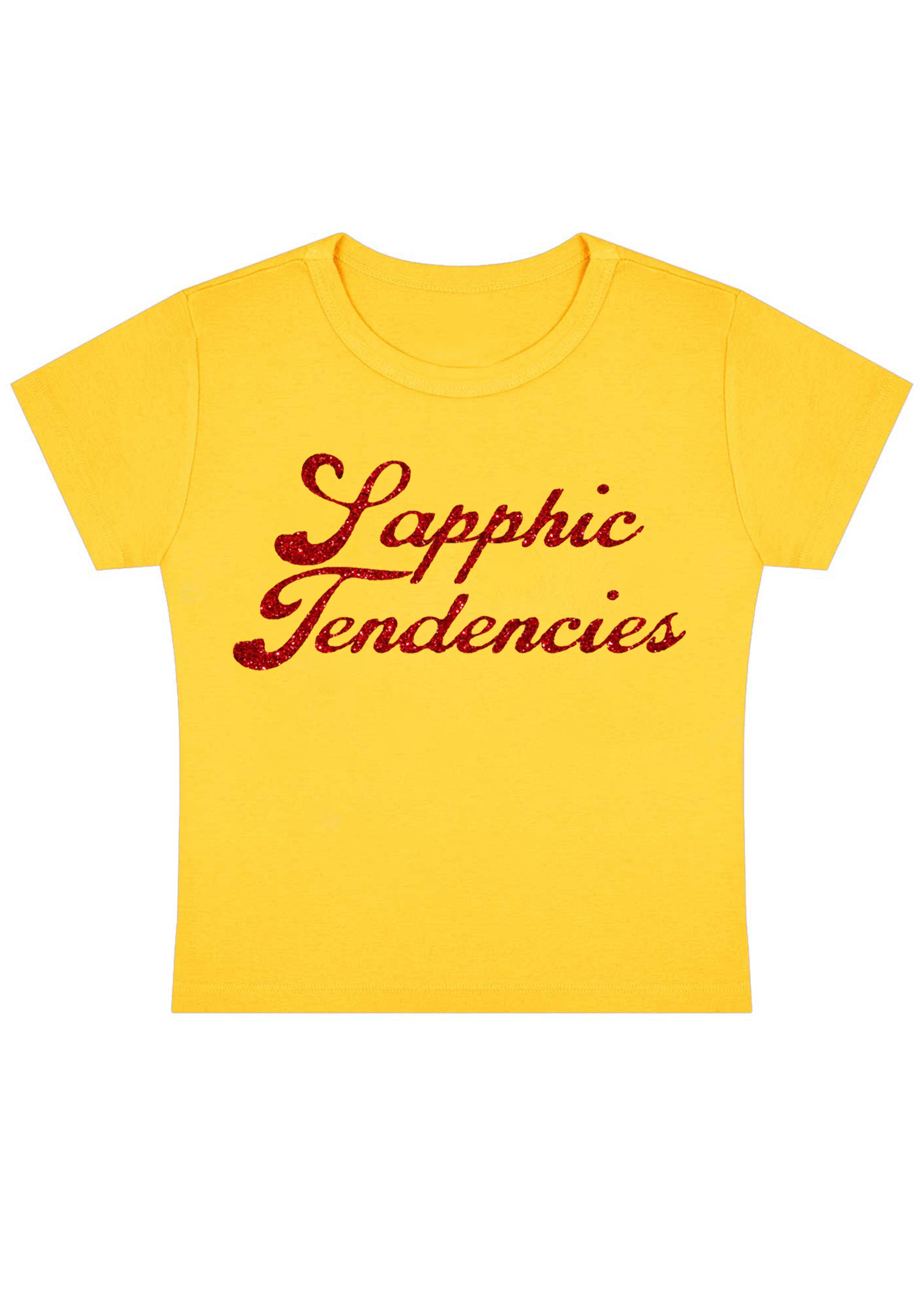 Sapphic Tendencies Y2K Baby Tee
