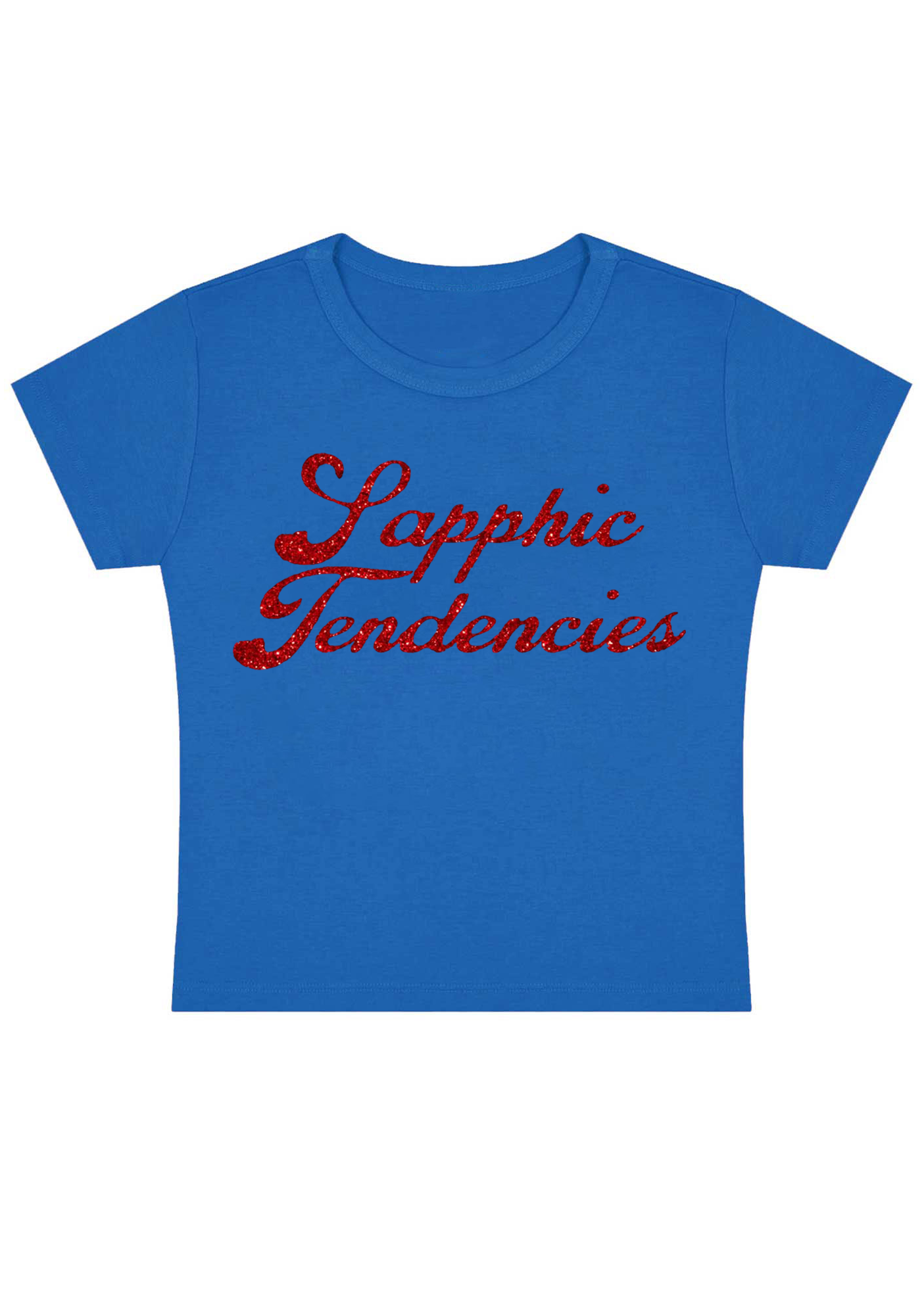 Sapphic Tendencies Y2K Baby Tee