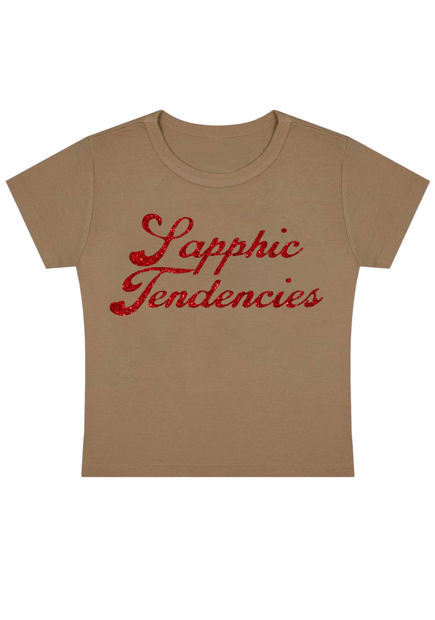 Sapphic Tendencies Y2K Baby Tee