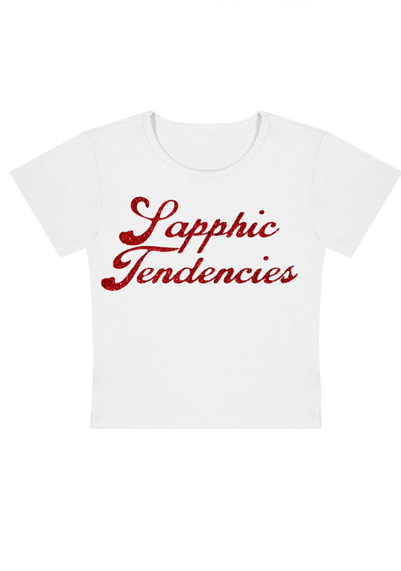 Sapphic Tendencies Y2K Baby Tee