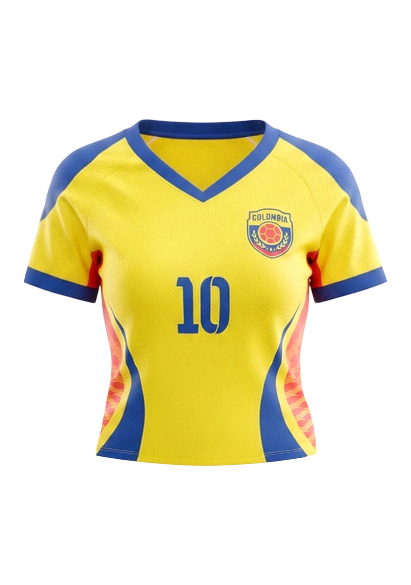 Checker Side Stripe Colombia Game Day Tops & Elasticated Trousers Two-Piece Set