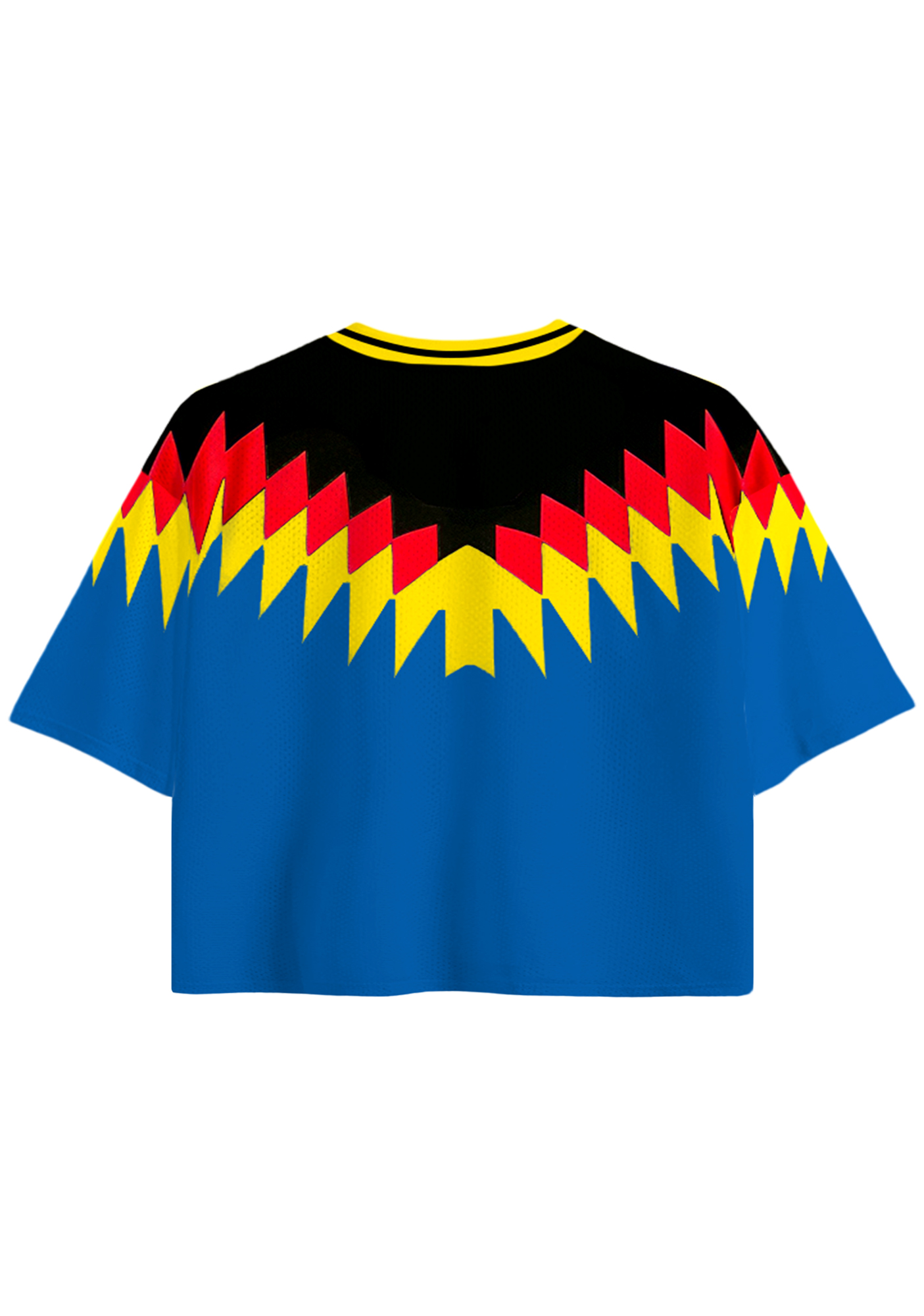 Retro Colombia National Team Cropped Jersey Shirt