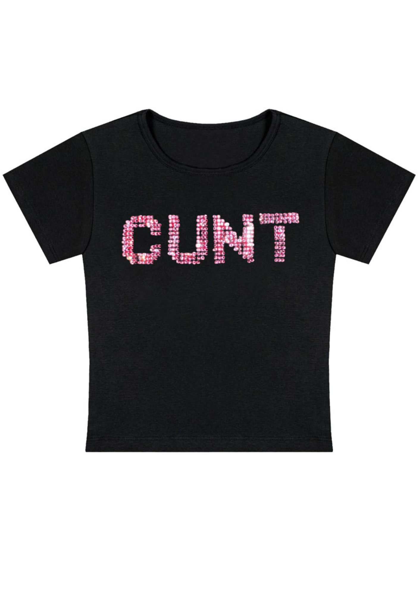 Diamonds Cxxt Y2K Baby Tee